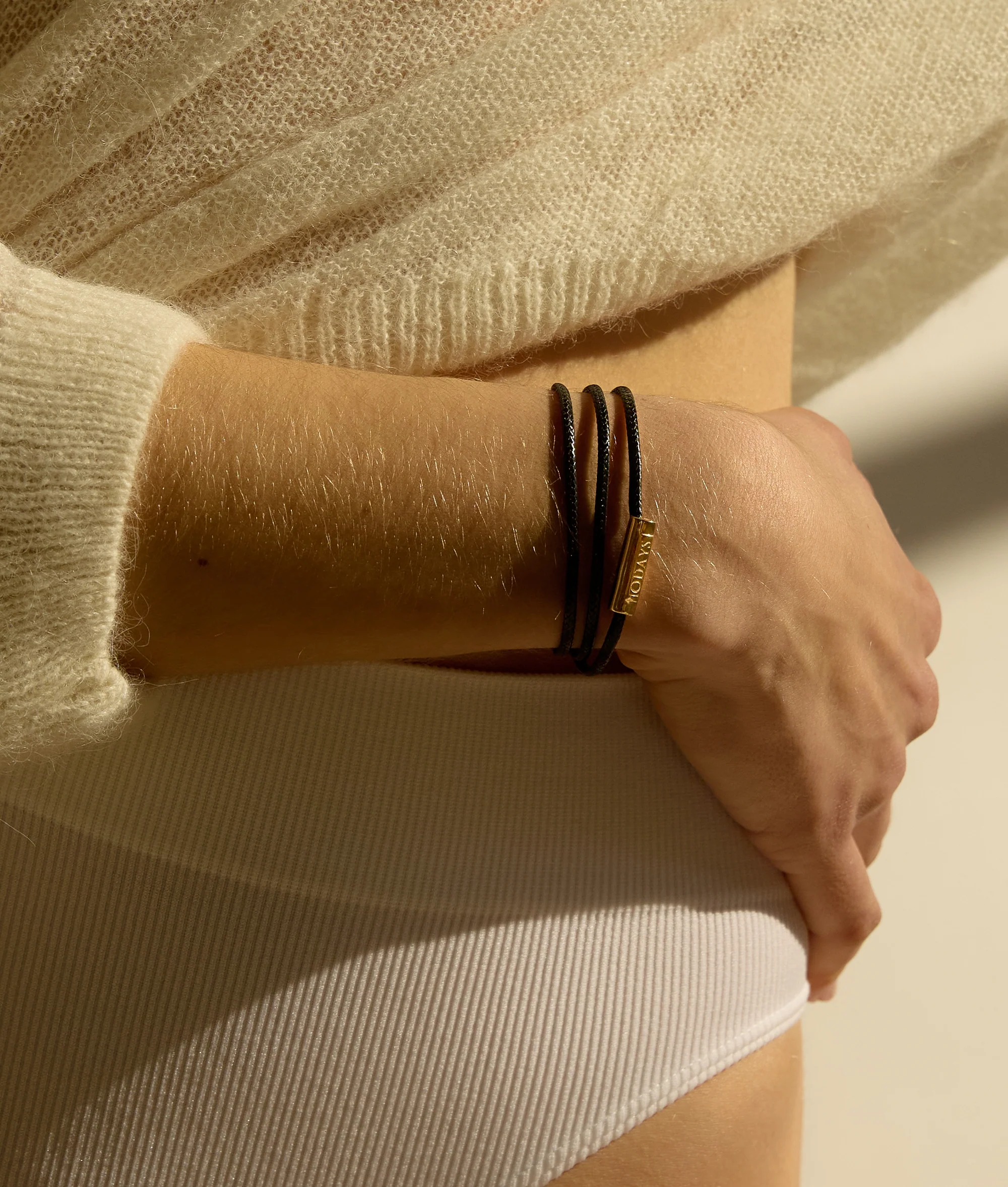 10DAYS golden bead bracelet | gold - Image 3