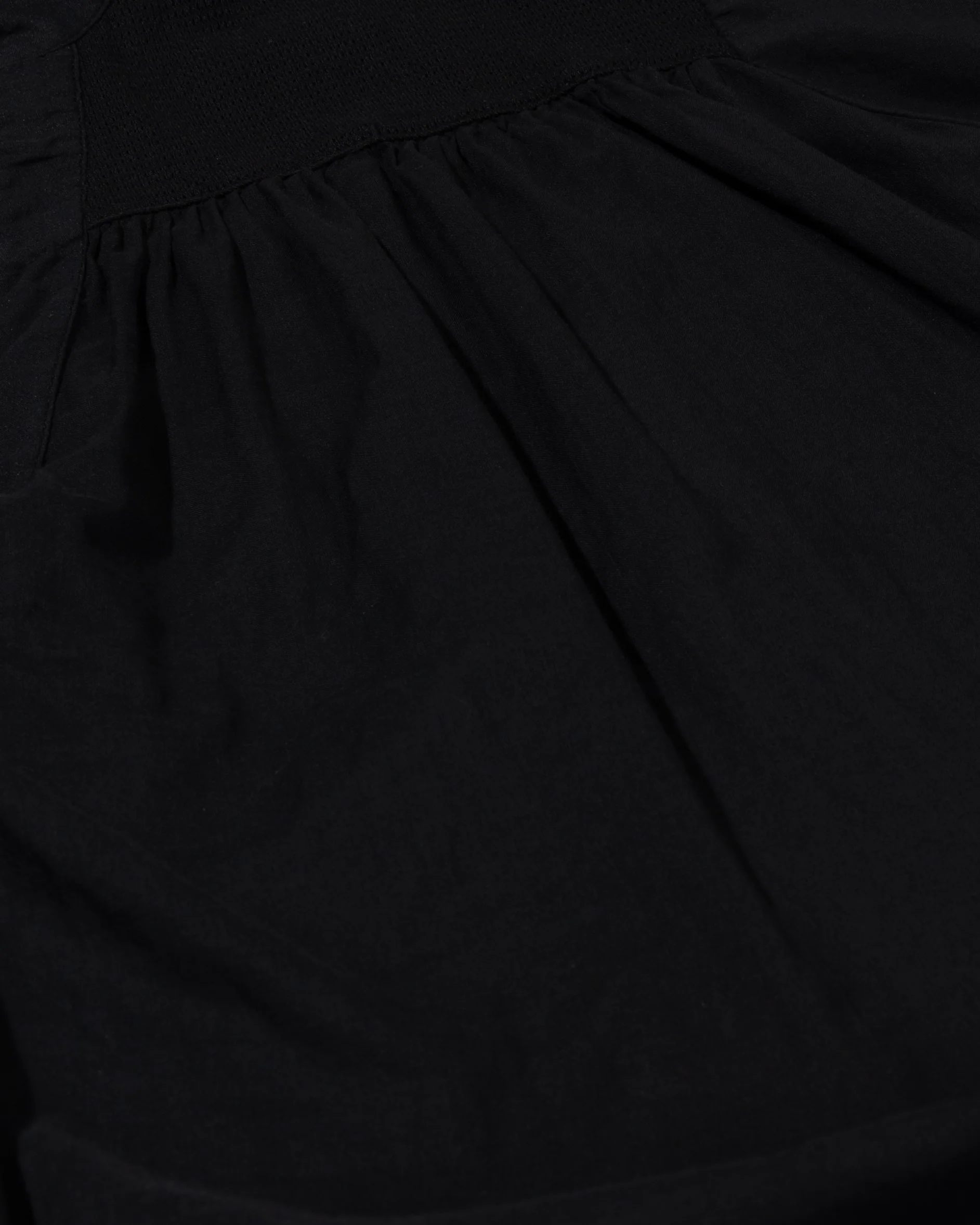 a-line ruffle top | black - Image 8