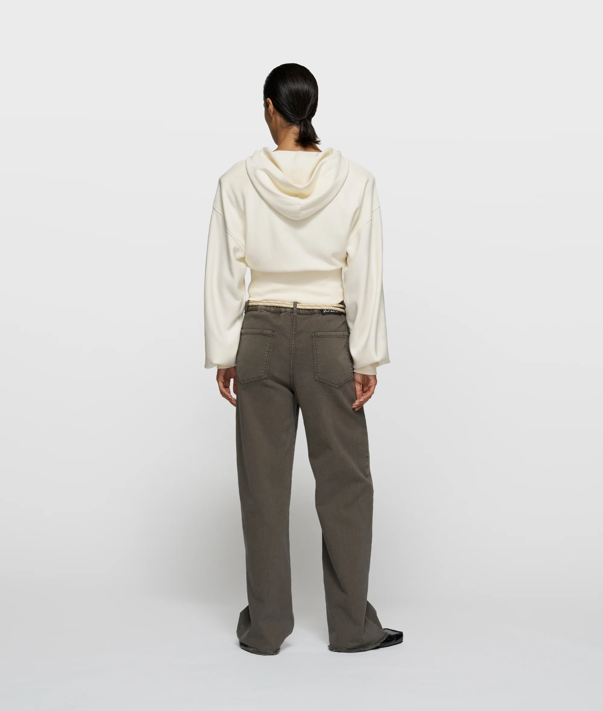 ballet zip hoodie | pearl - Image 4