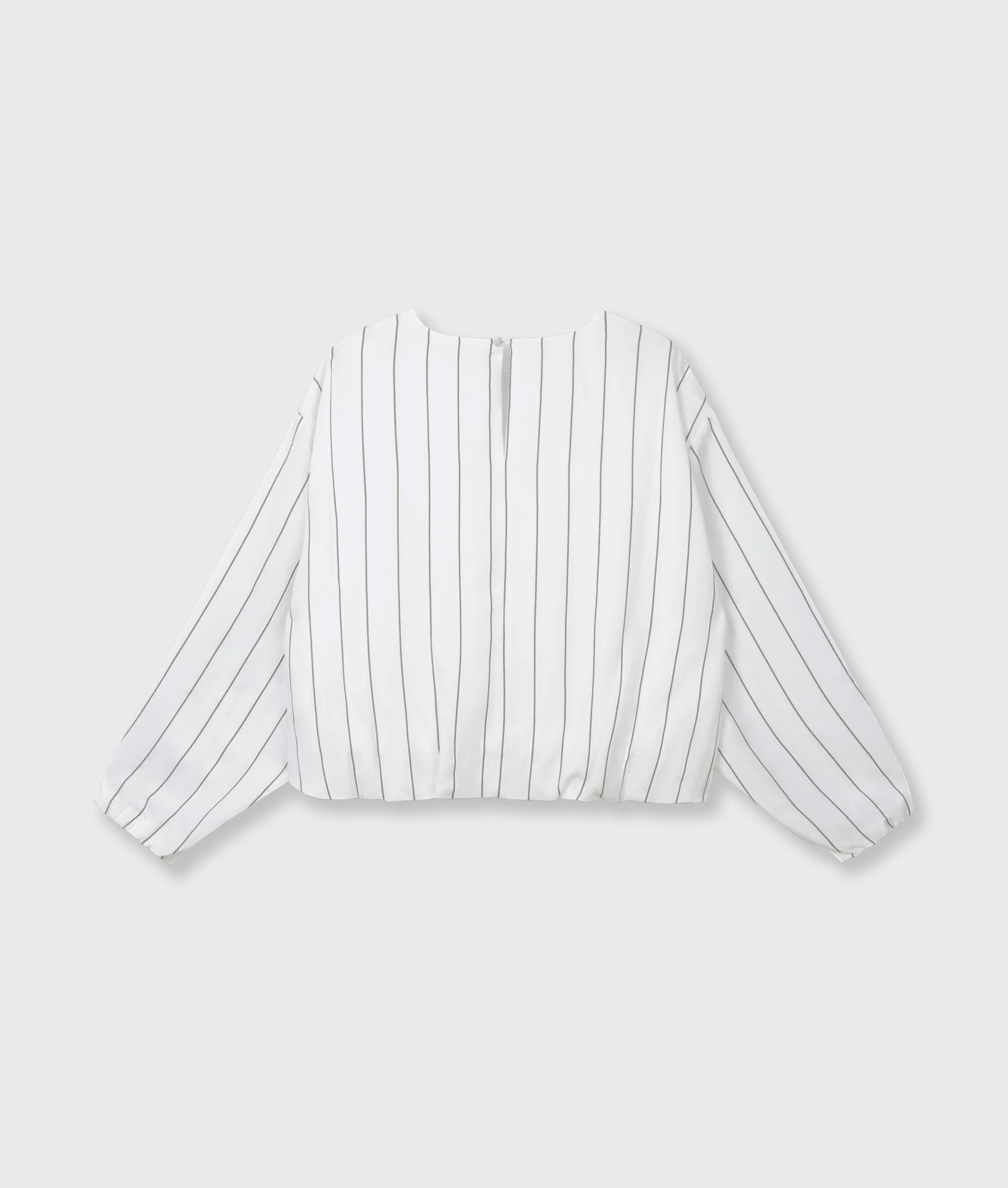 balloon blouse pinstripe | ecru - Image 7