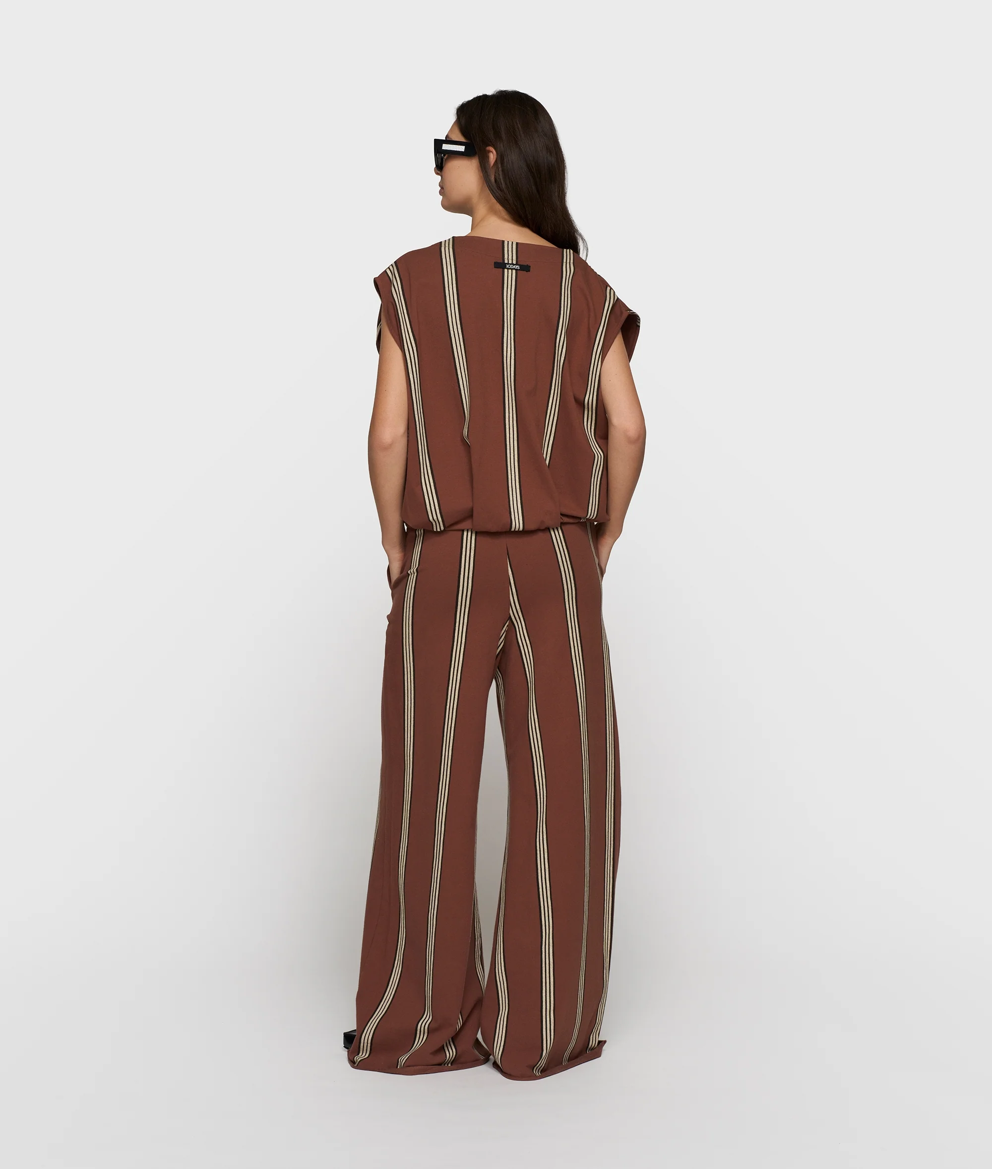 balloon top stripes | deep brown - Image 4