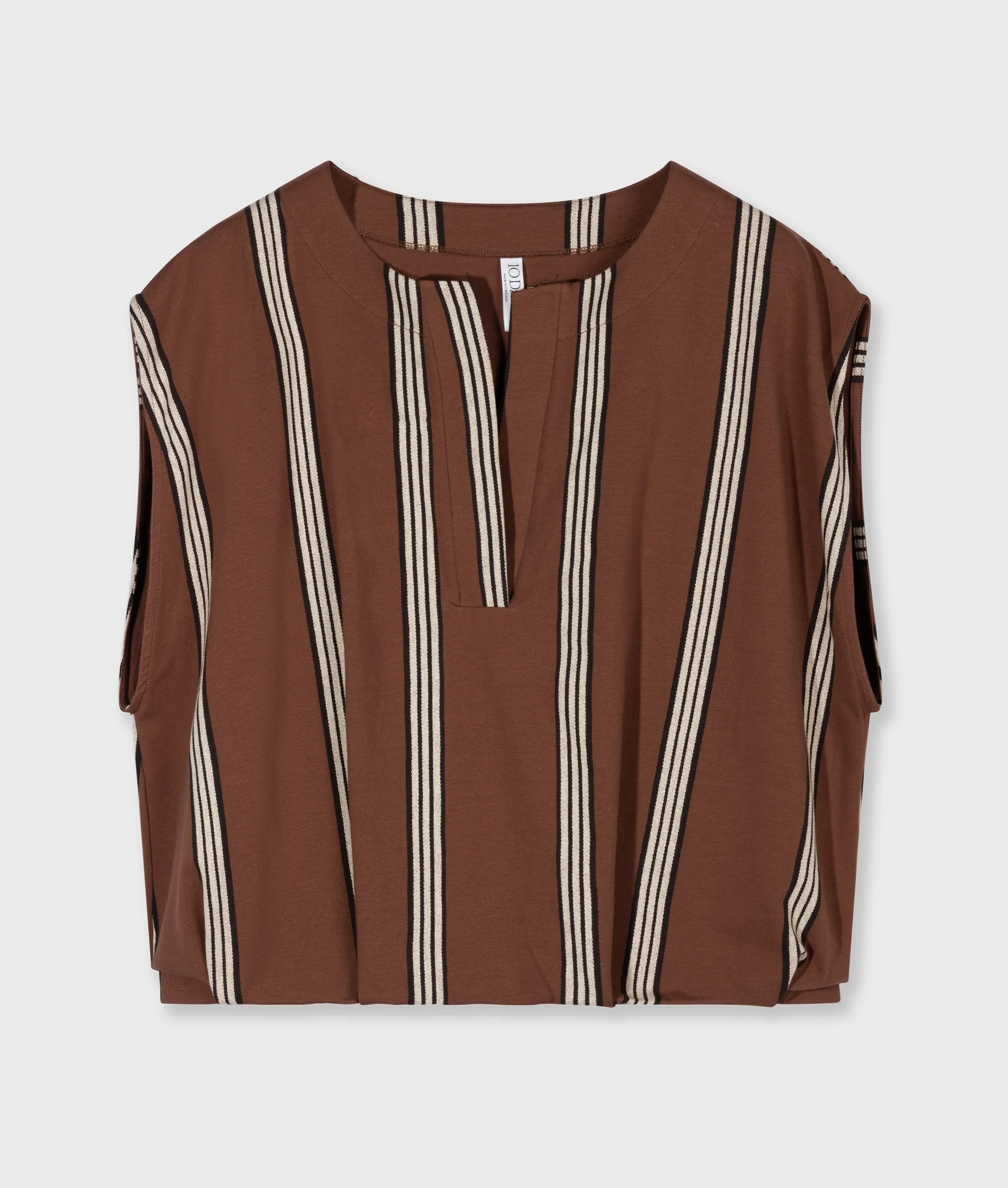 balloon top stripes | deep brown - Image 5