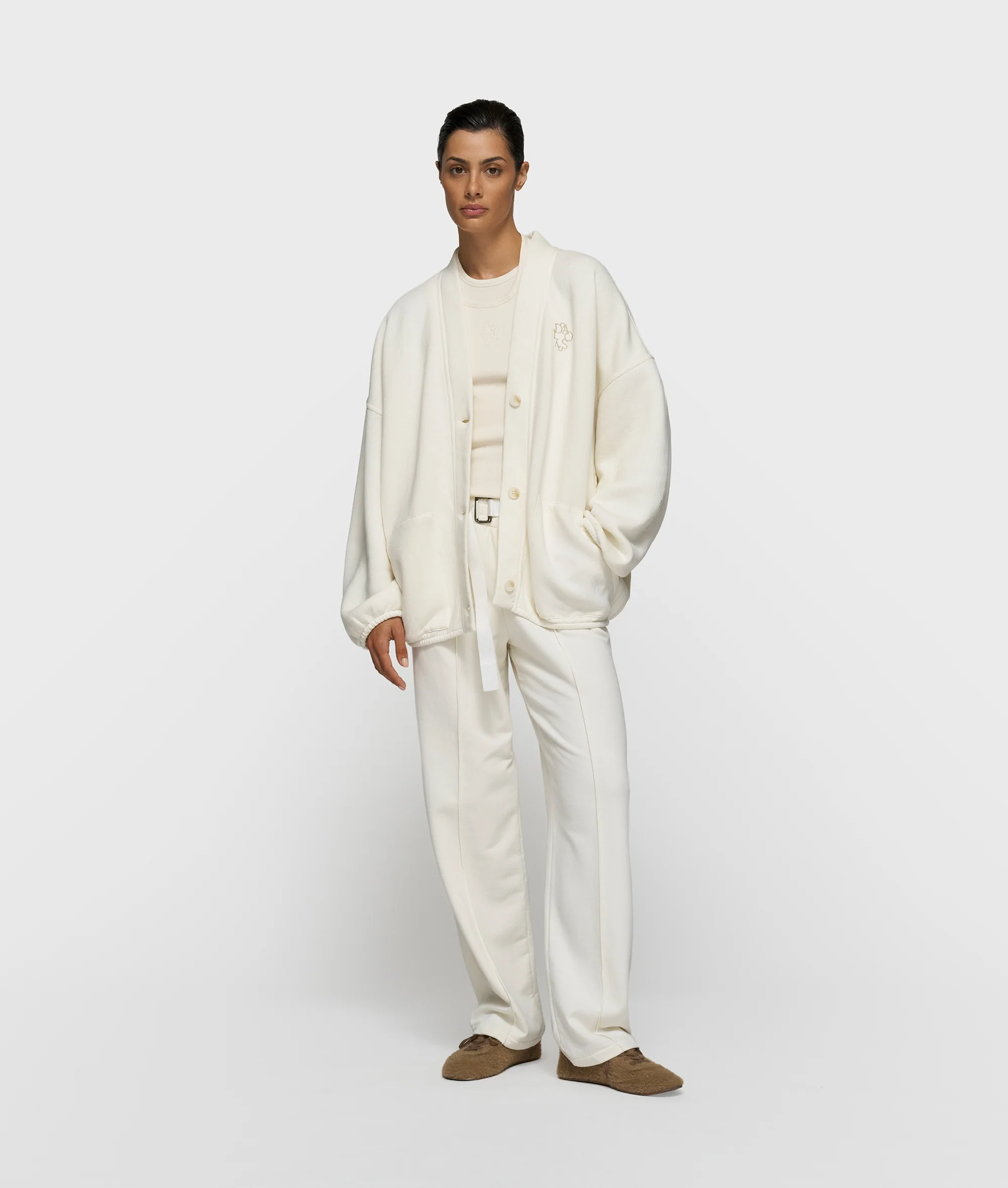 baseball cardigan | pearl - Image 3