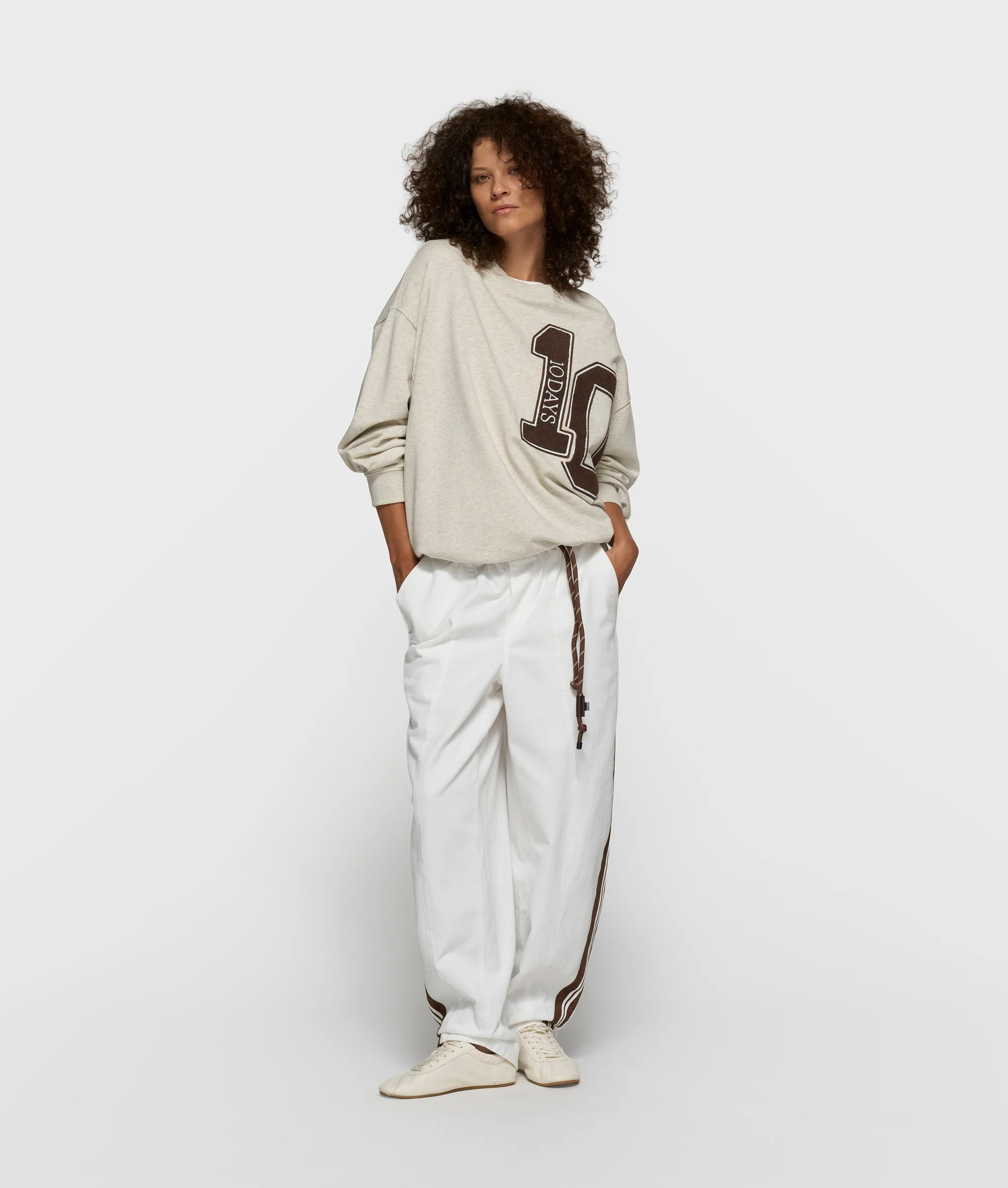 baseball sweater 10 | soft white melee - Image 3