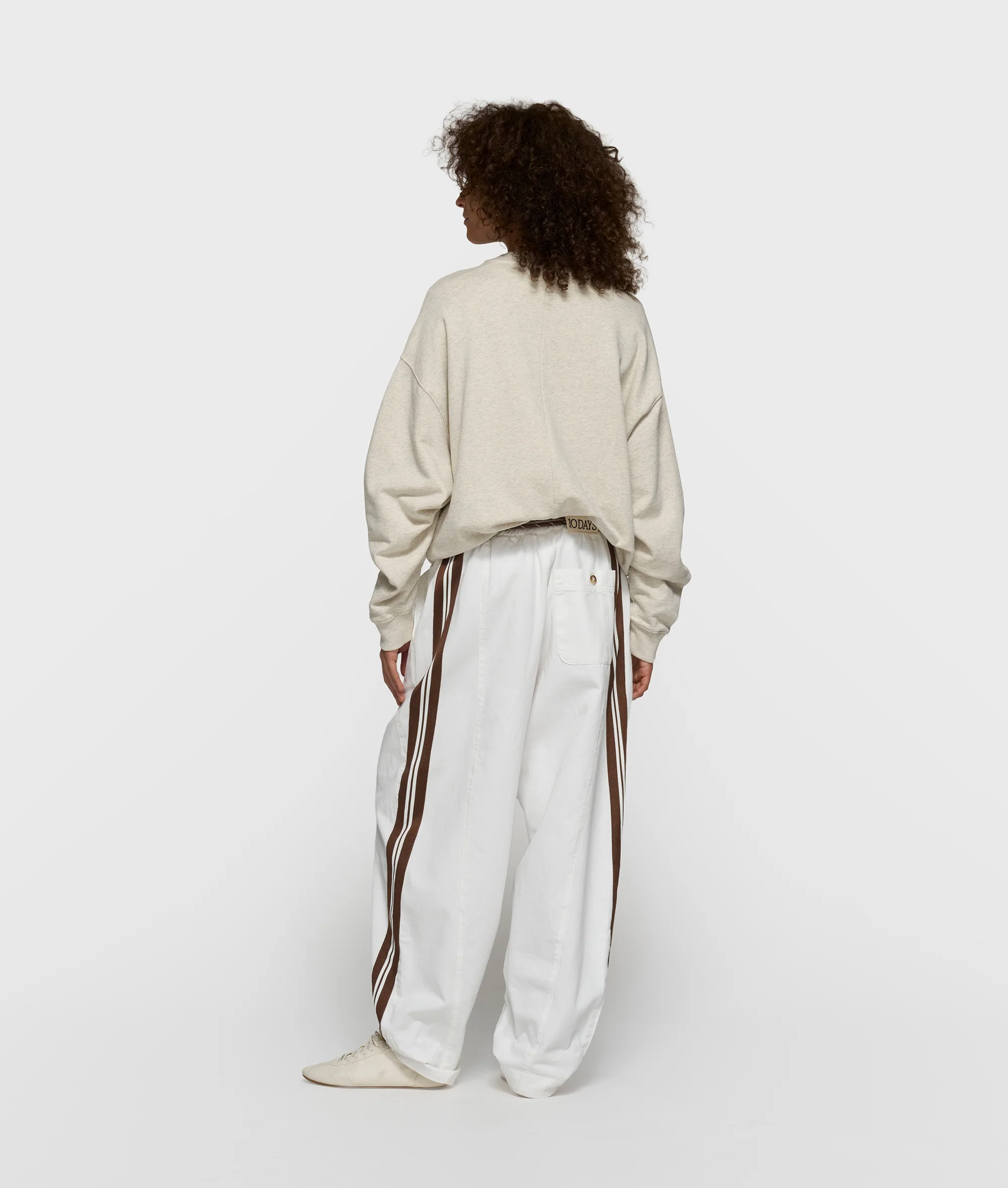 baseball sweater 10 | soft white melee - Image 4