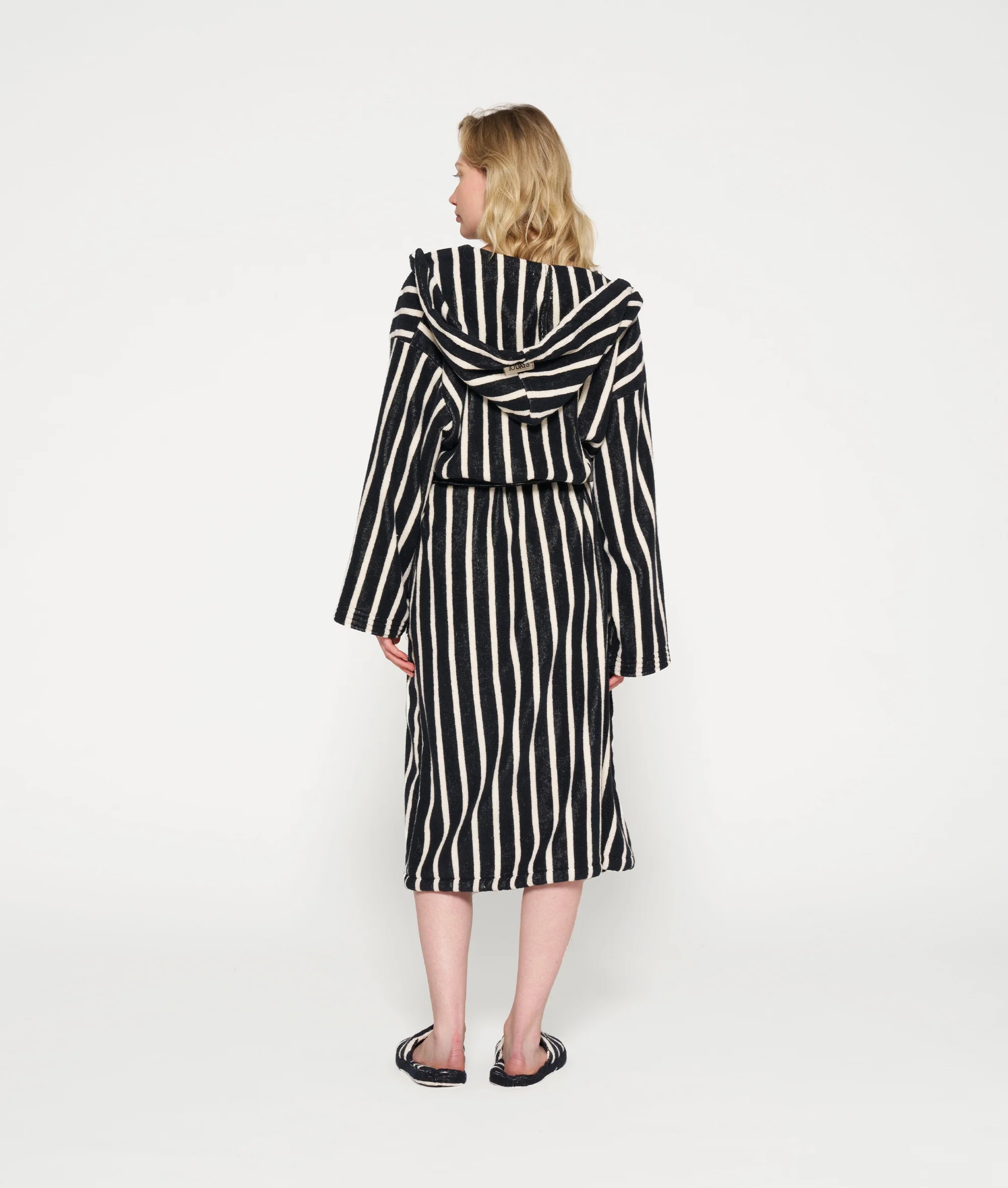 bathrobe stripes | black/ecru - Image 3