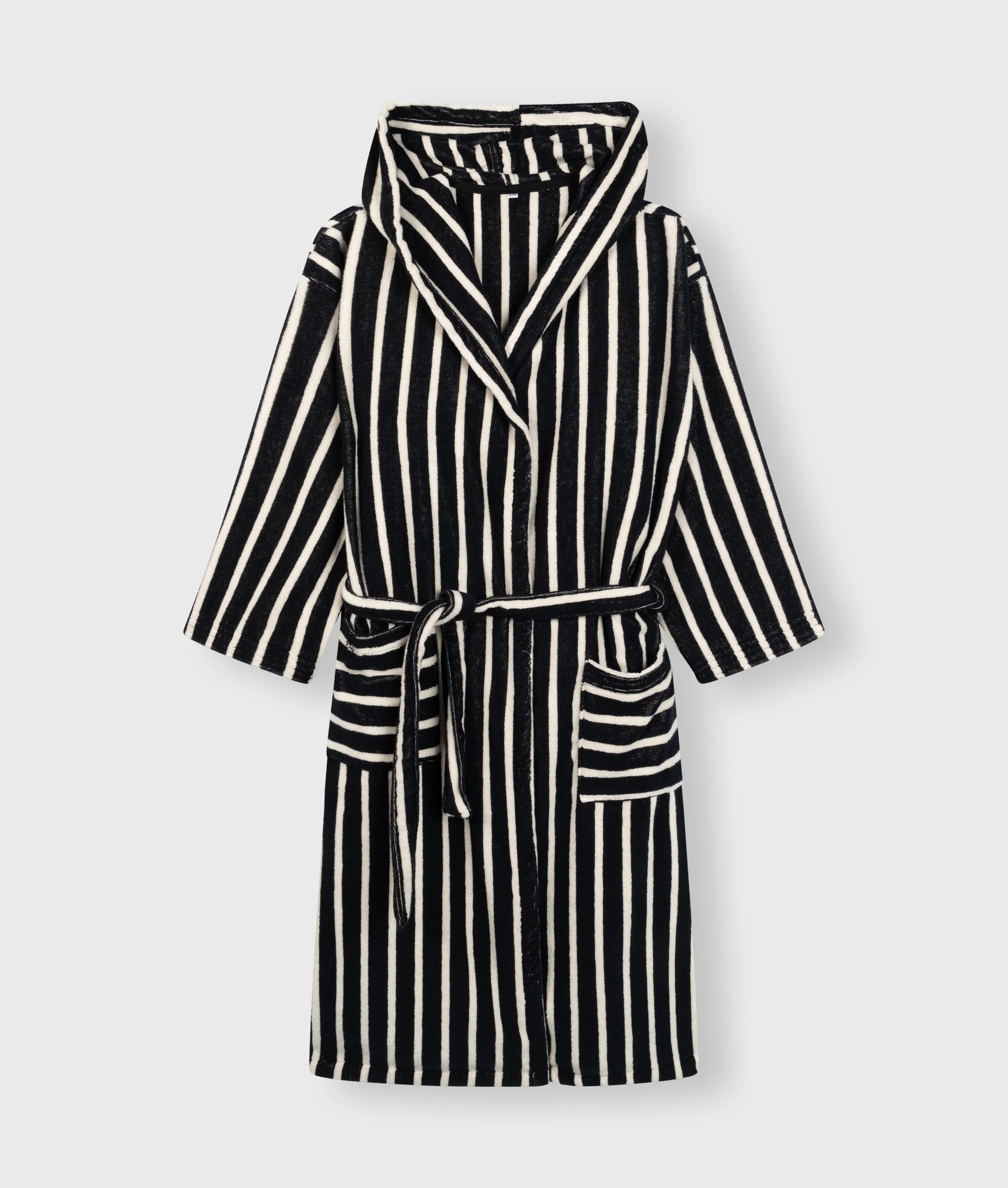 bathrobe stripes | black/ecru - Image 5