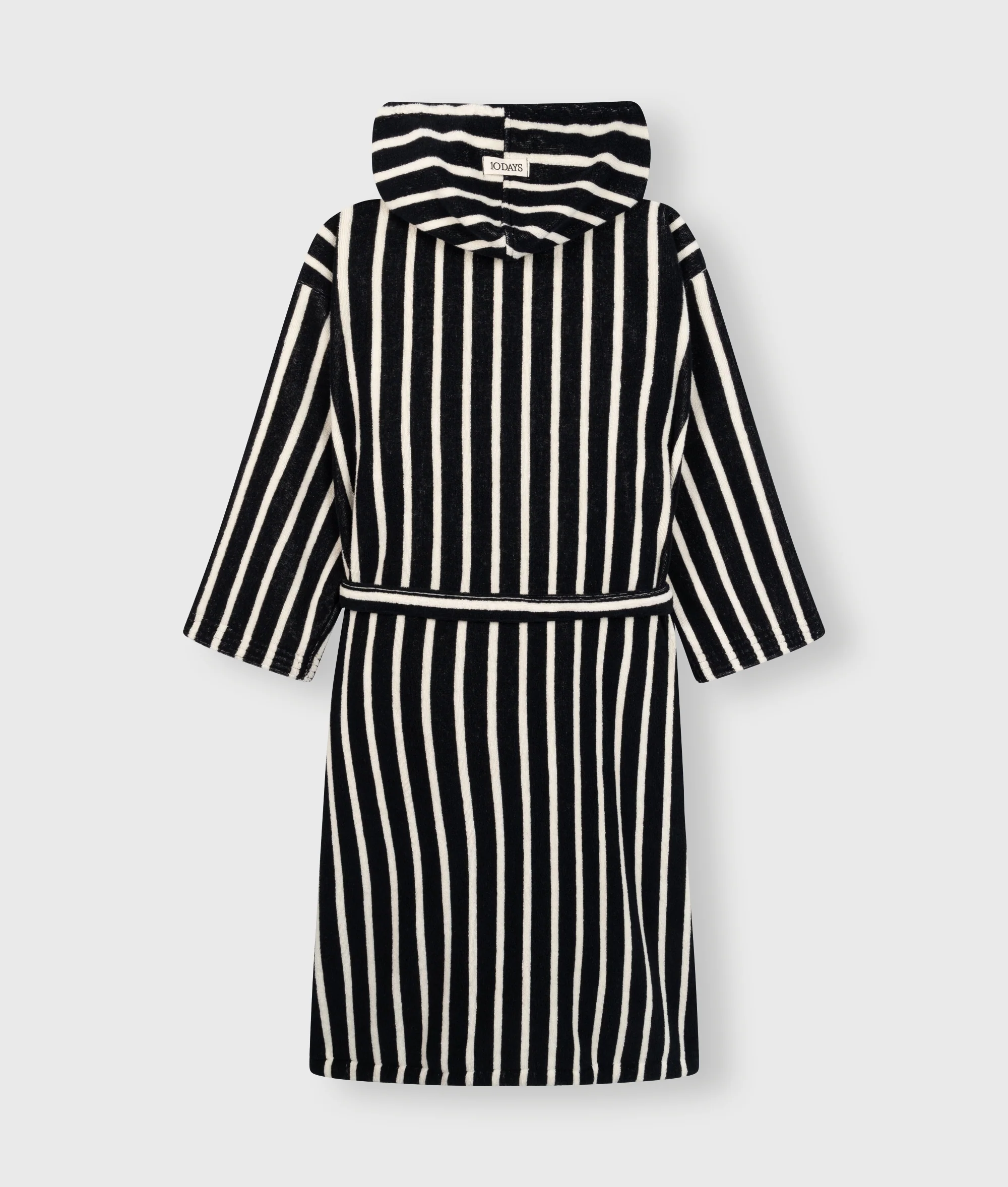 bathrobe stripes | black/ecru - Image 6