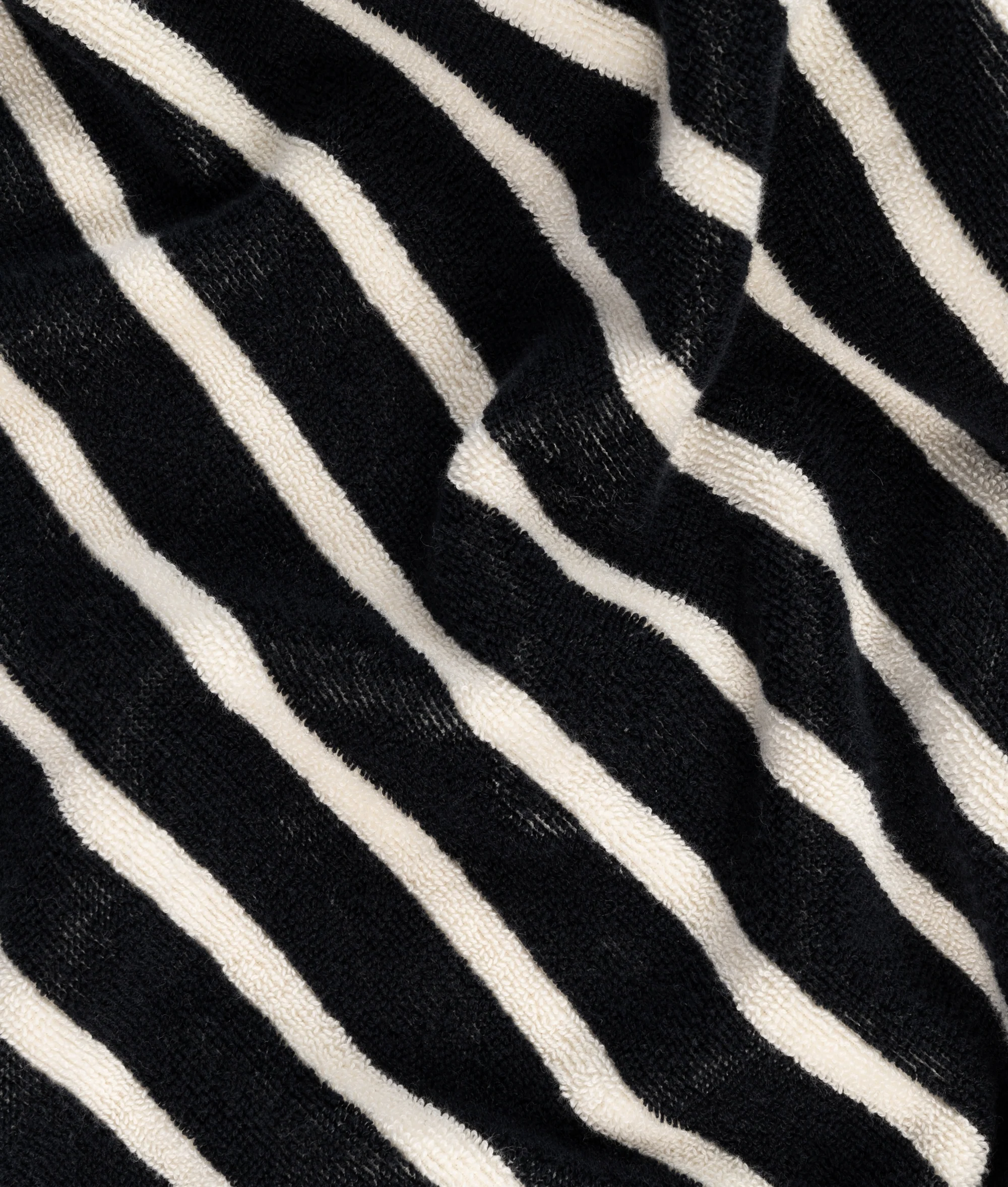 bathrobe stripes | black/ecru - Image 7
