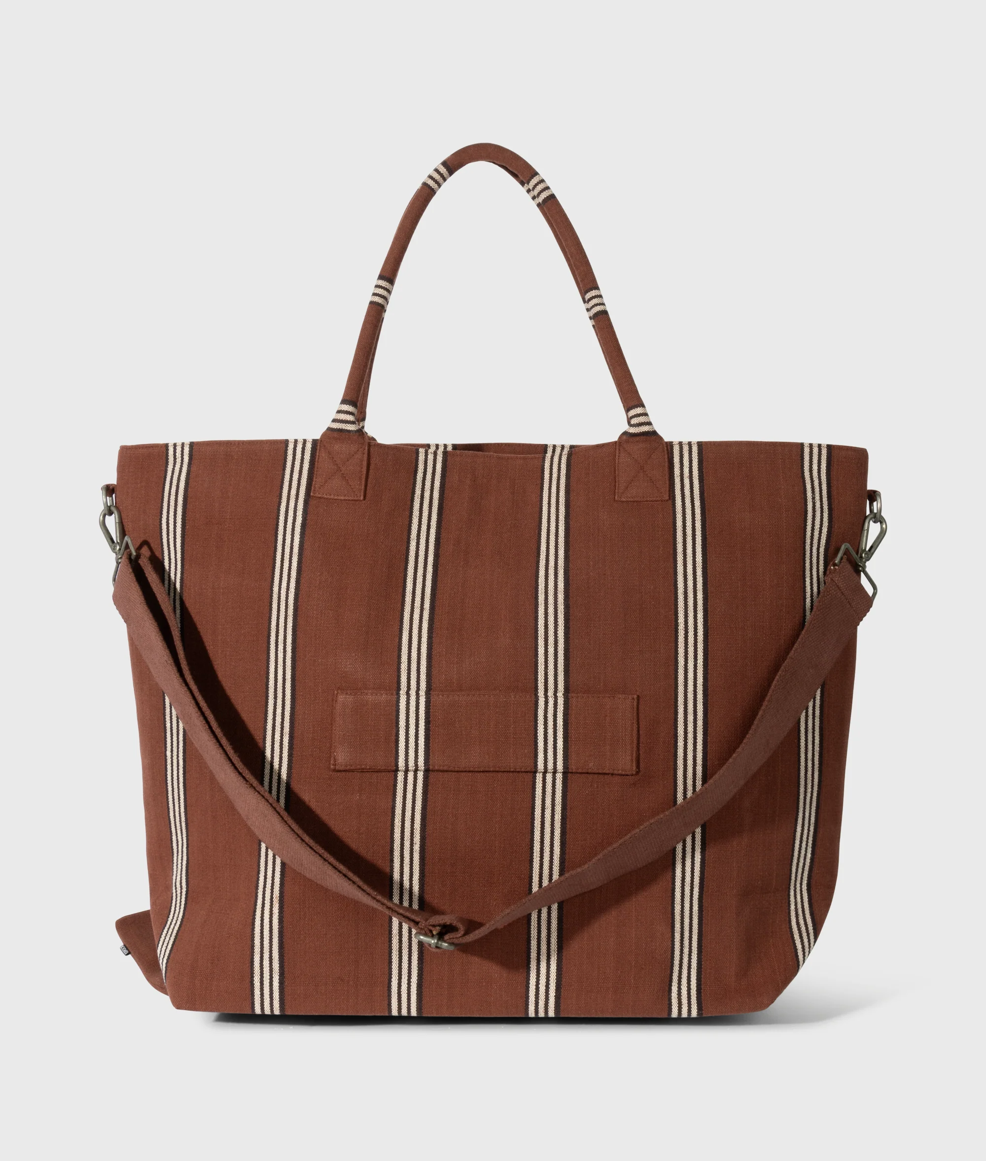 beach shopper stripes | deep brown - Image 3