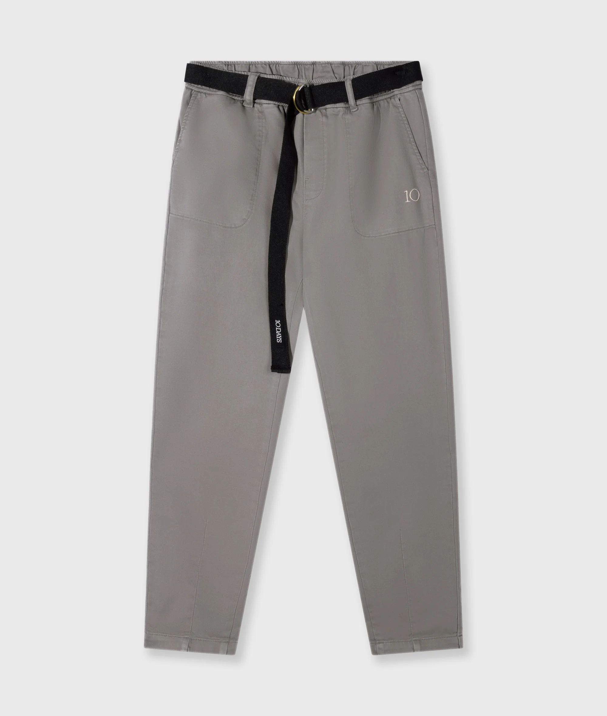 belted pants jog twill | light graphite - Image 6