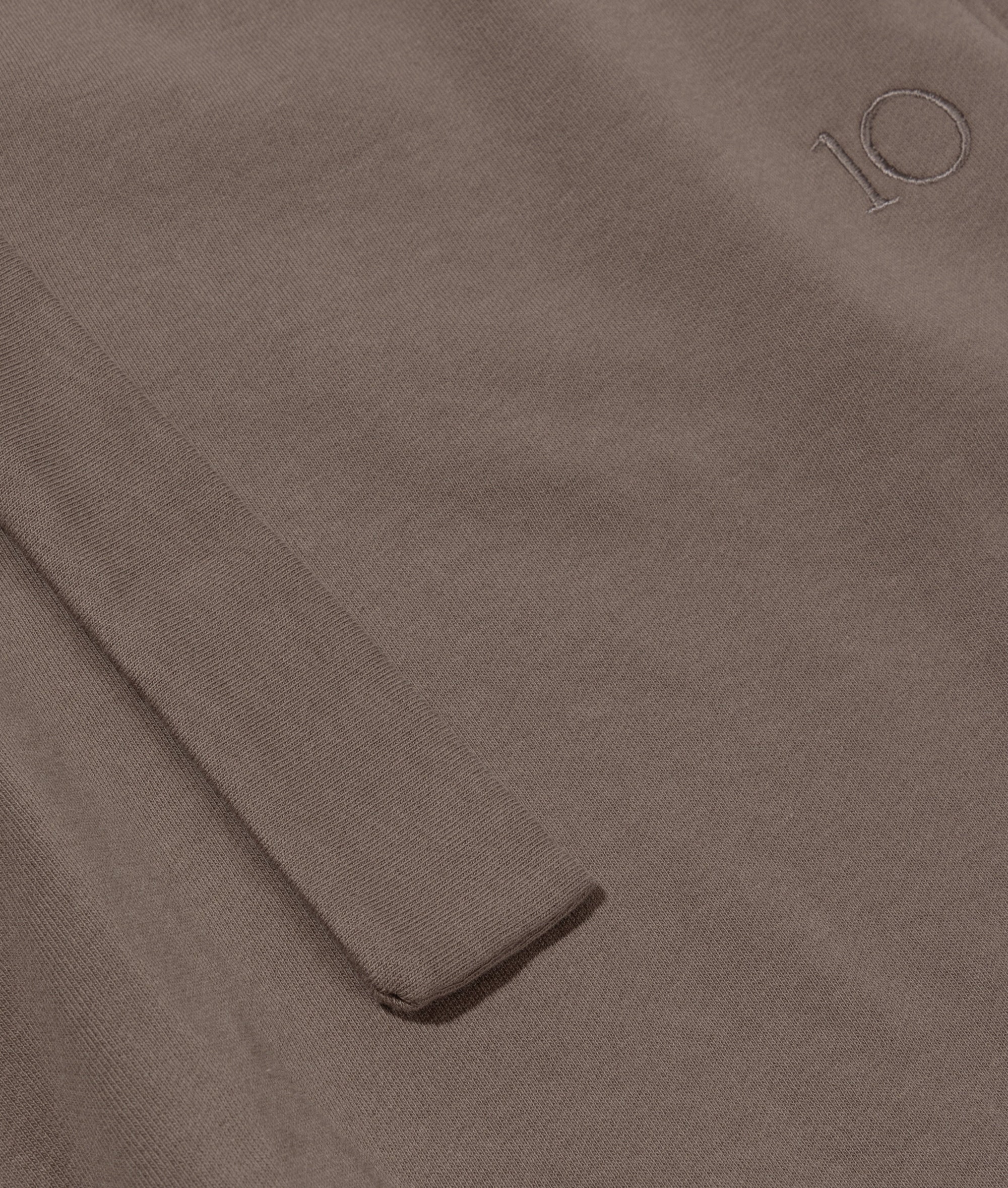 belted shorts fleece | moonrock - Image 7