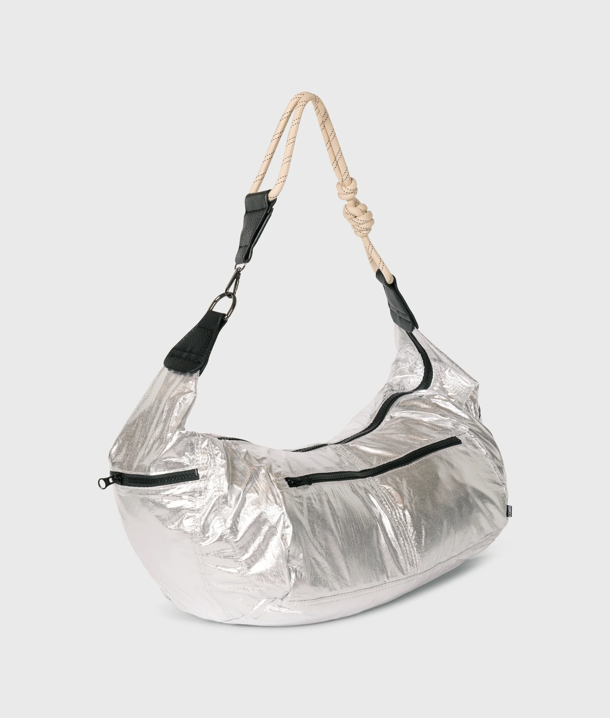 big banana bag | silver - Image 4