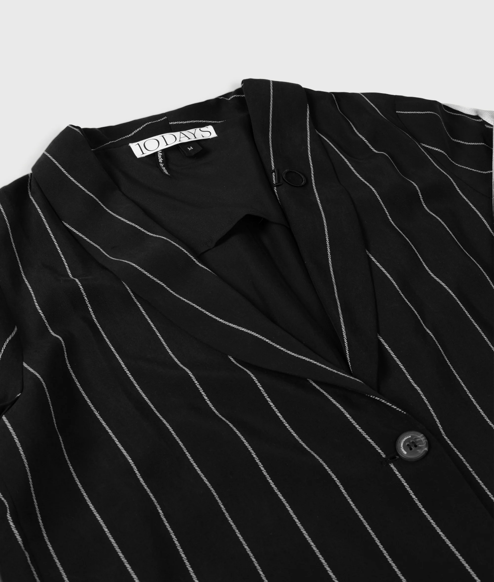 blazer pinstripe | black - Image 8