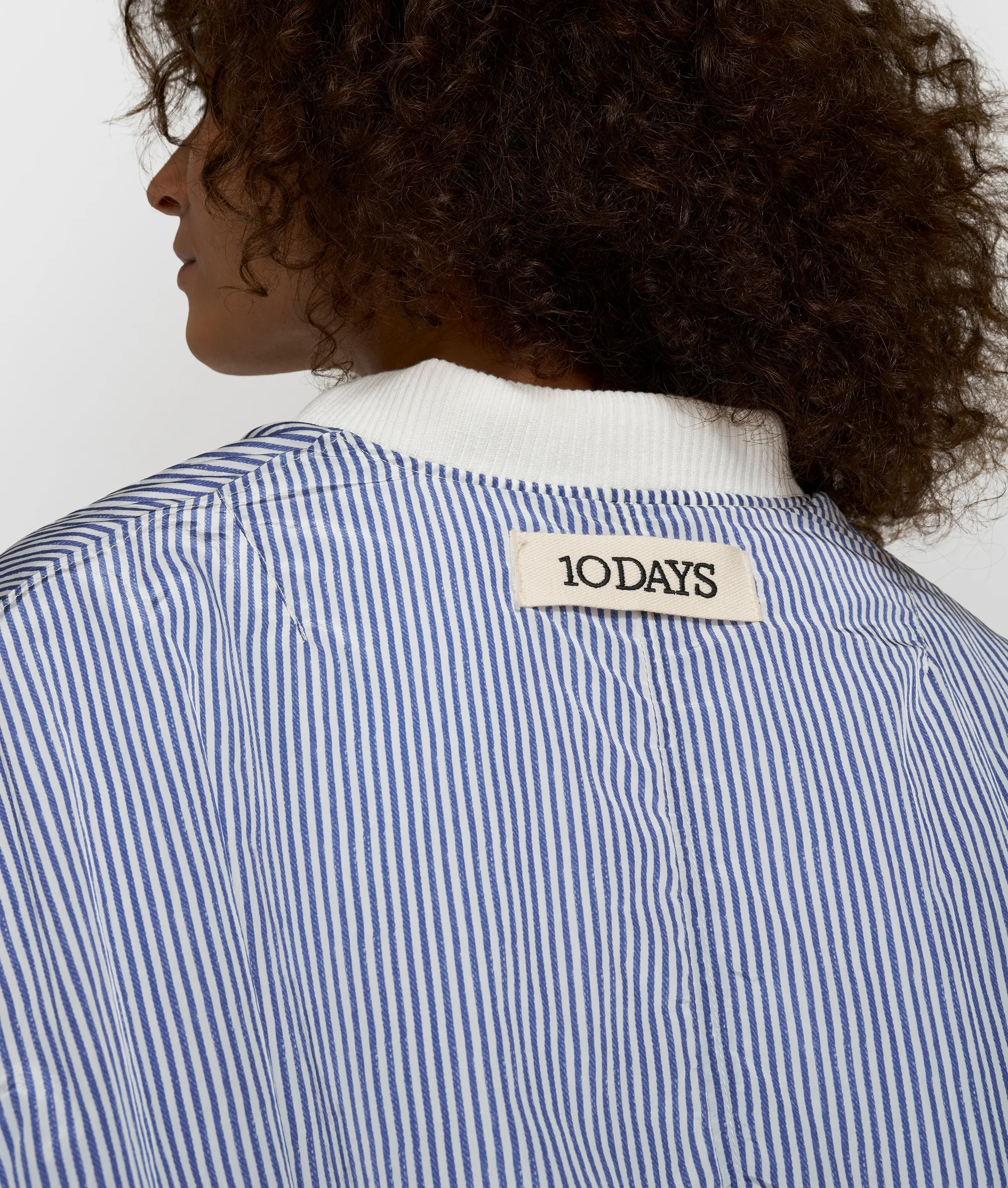 bomber jacket stripes | white/blue - Image 3