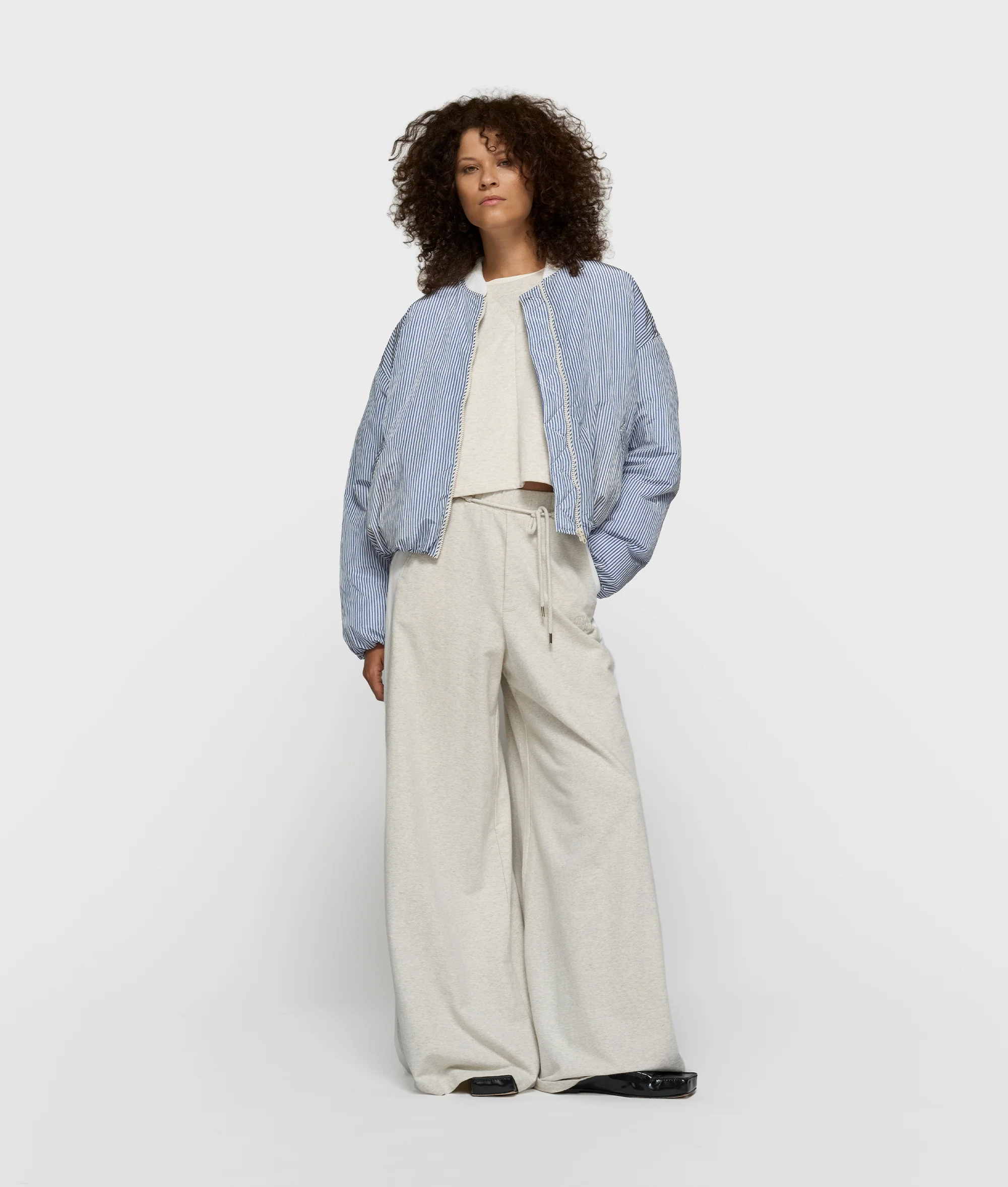 bomber jacket stripes | white/blue - Image 4