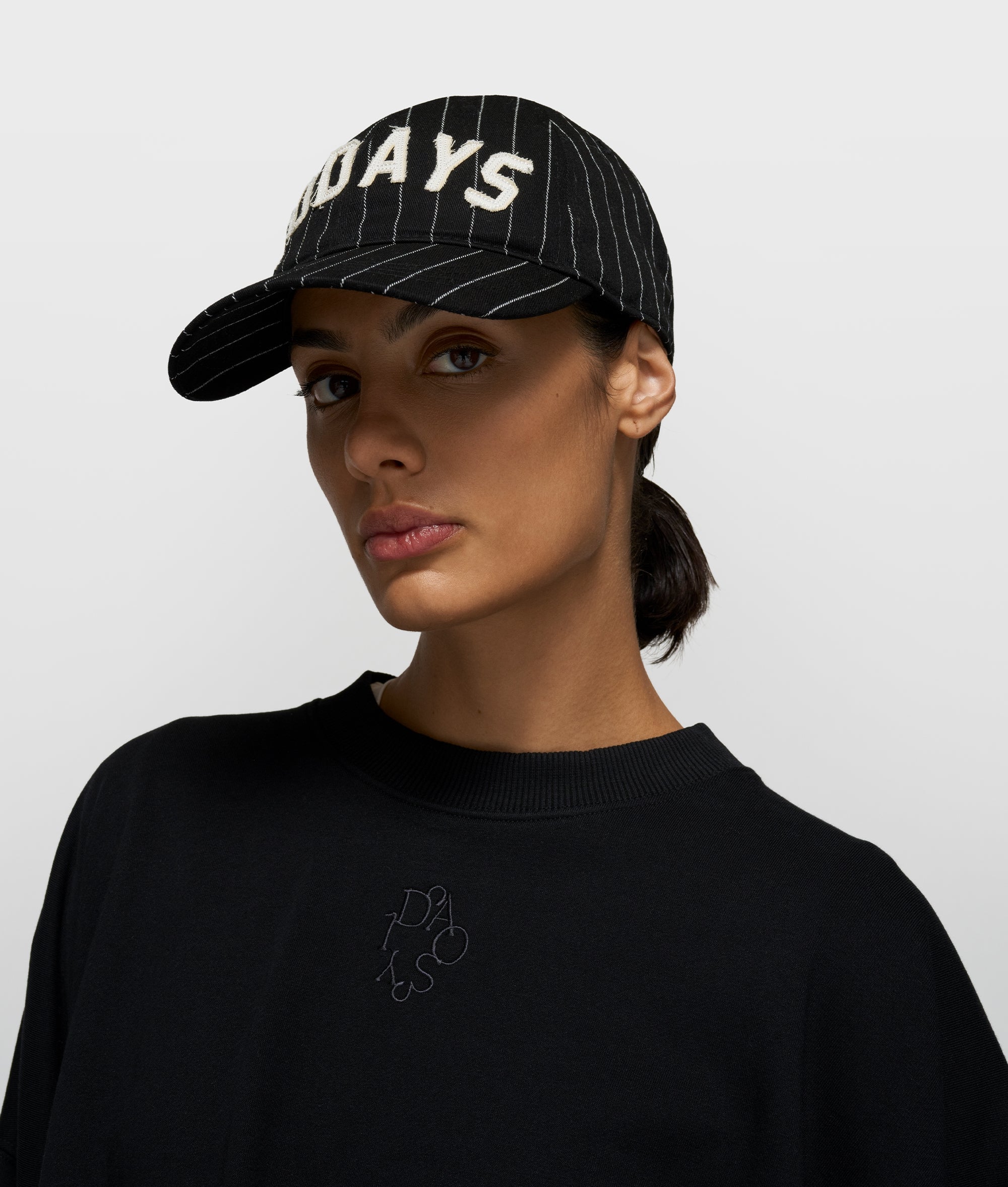 cotton cap logo stripes | black - Image 2