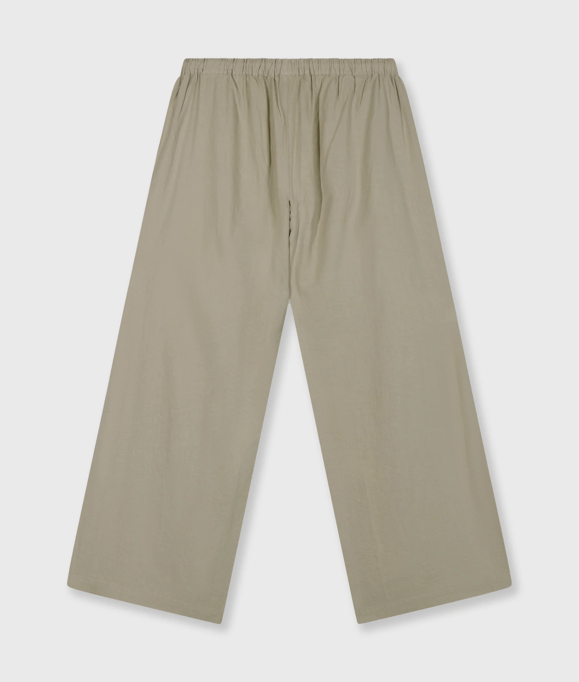 cotton linen pants slit | fog - Image 7