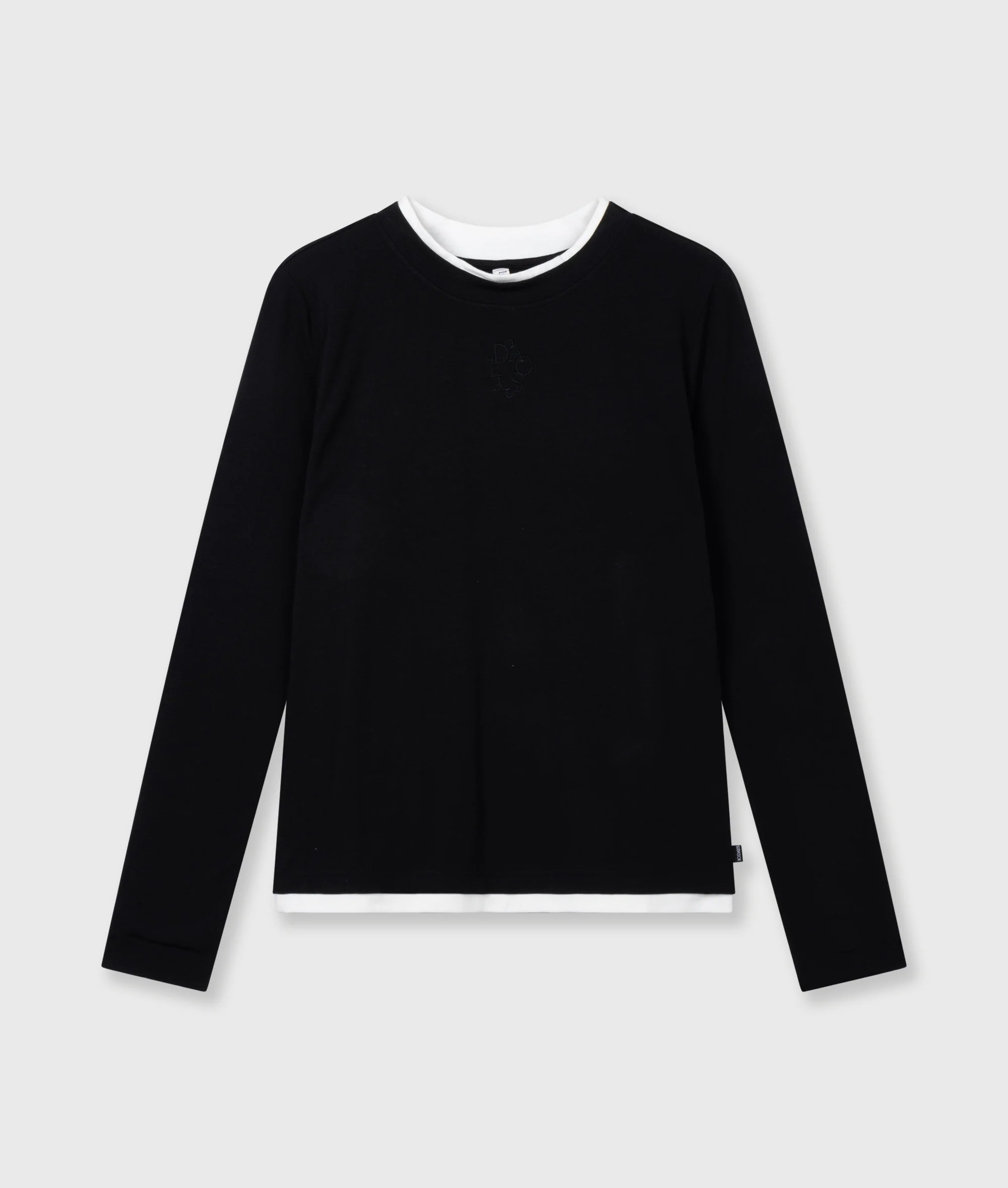 double long sleeve tee | black - Image 5