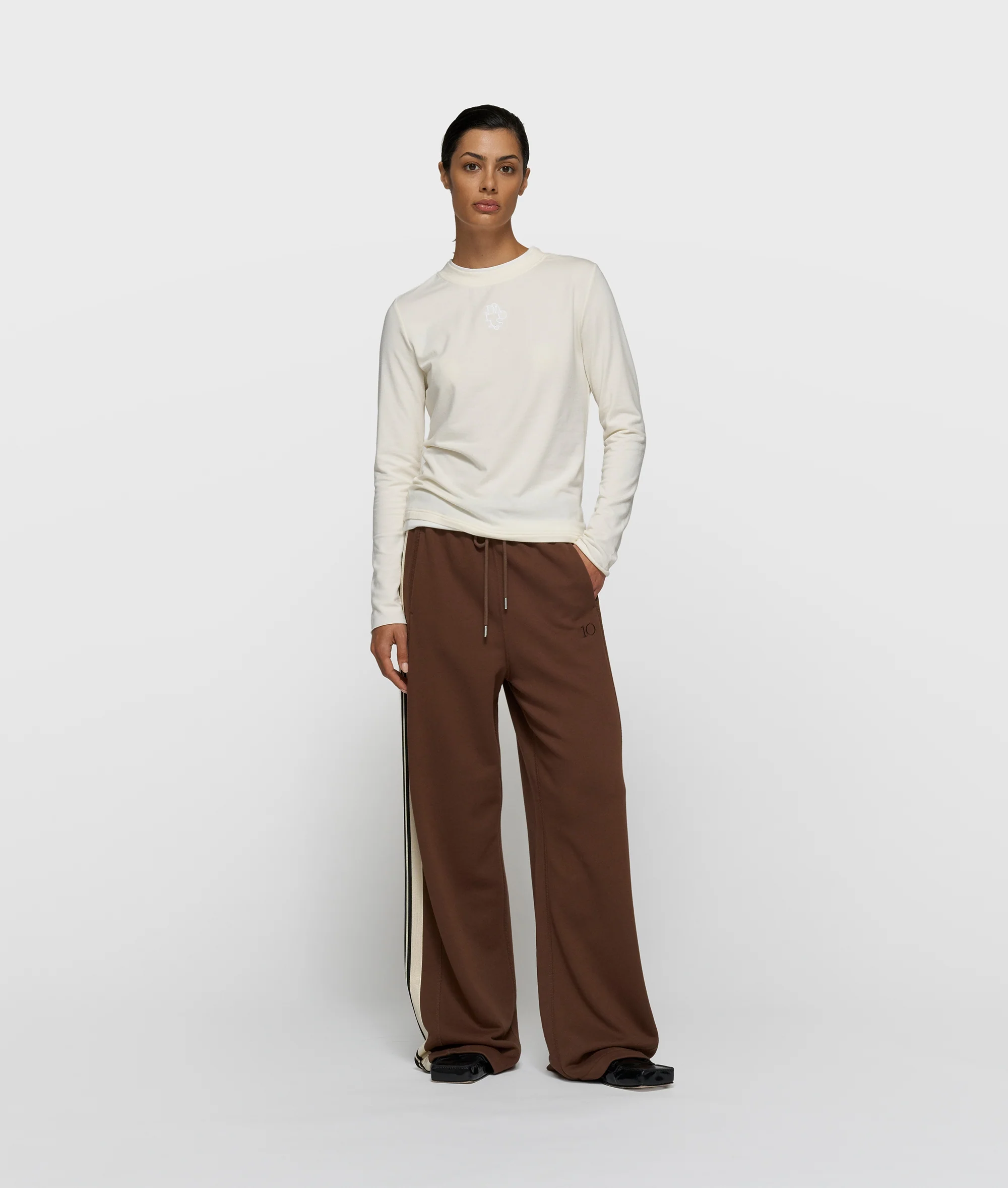 double long sleeve tee | pearl - Image 3