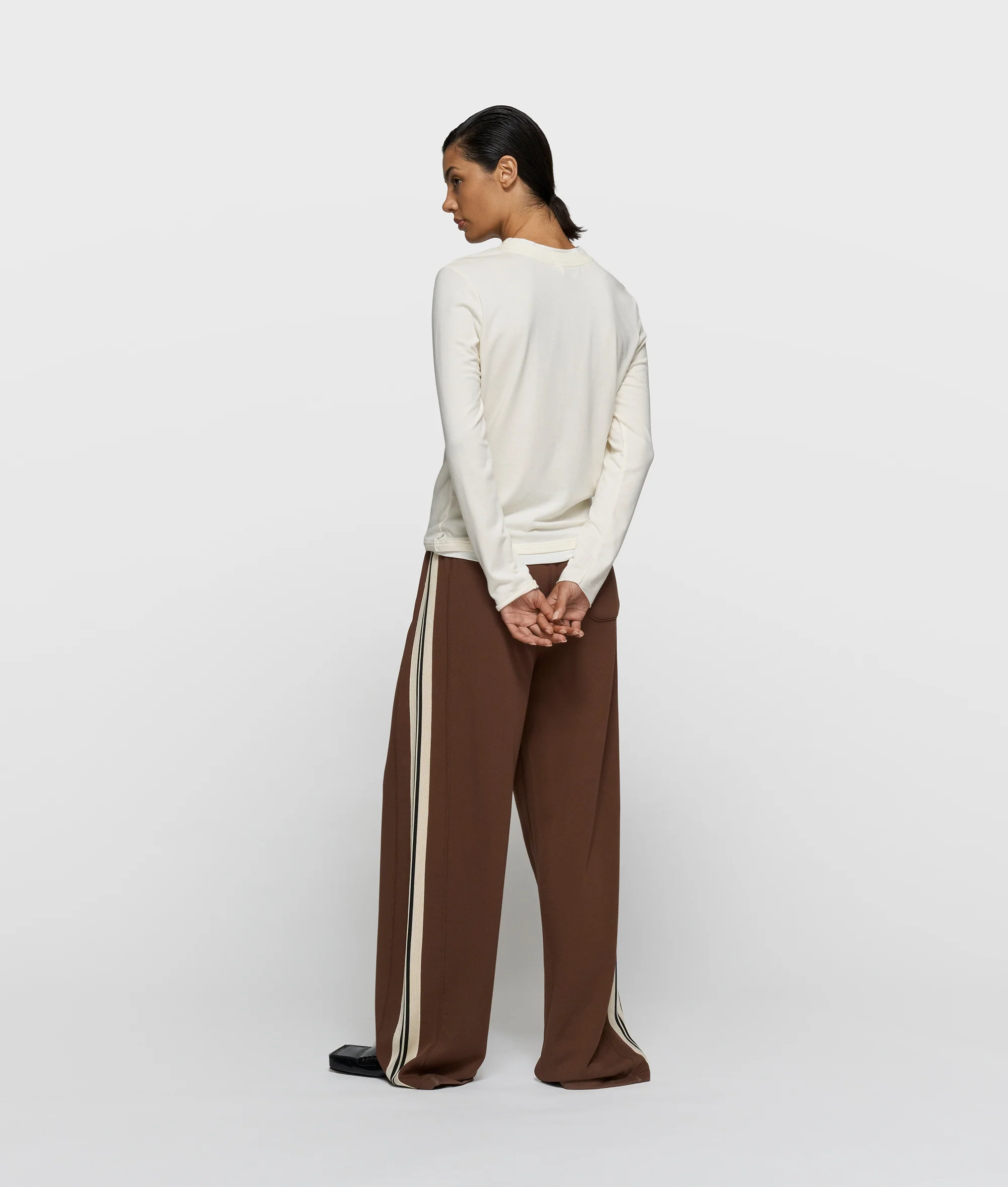 double long sleeve tee | pearl - Image 4