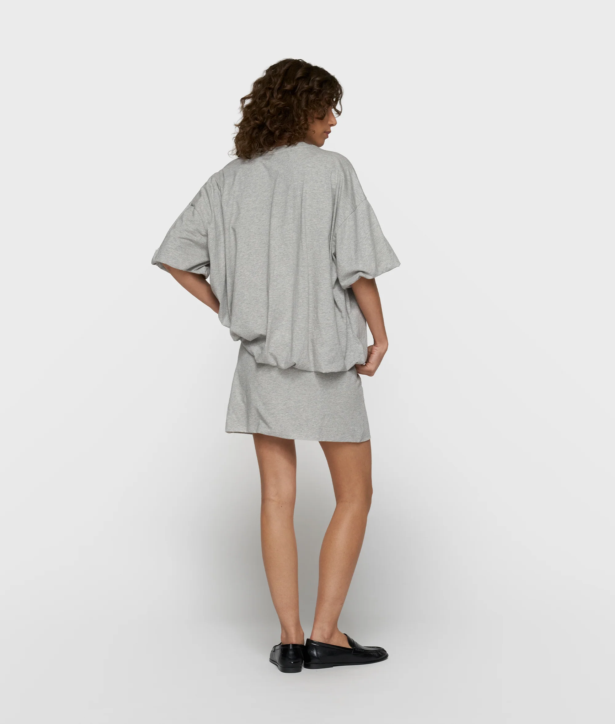 easy skort | light grey melee - Image 3