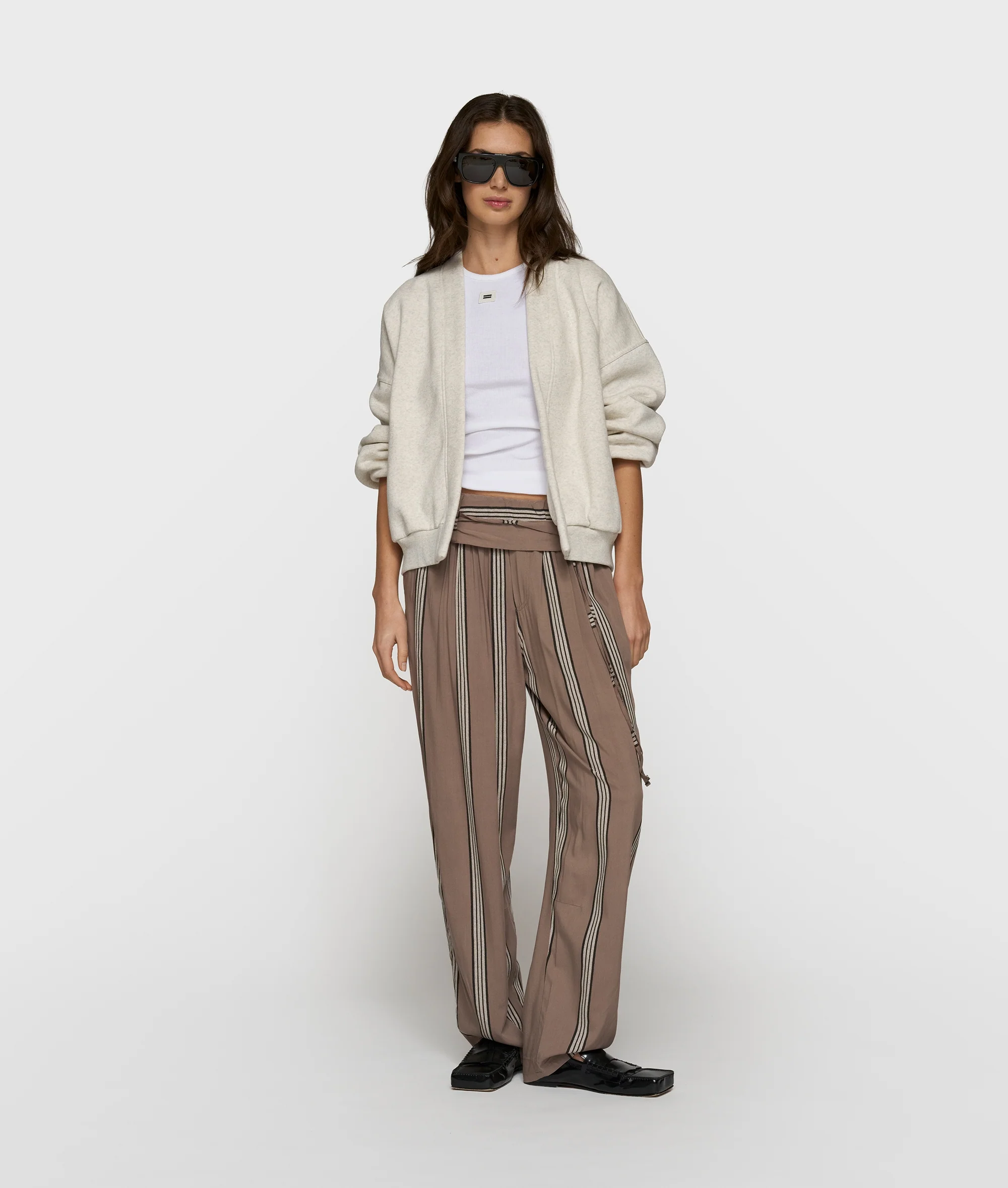 fleece bomber | soft white melee - Image 3