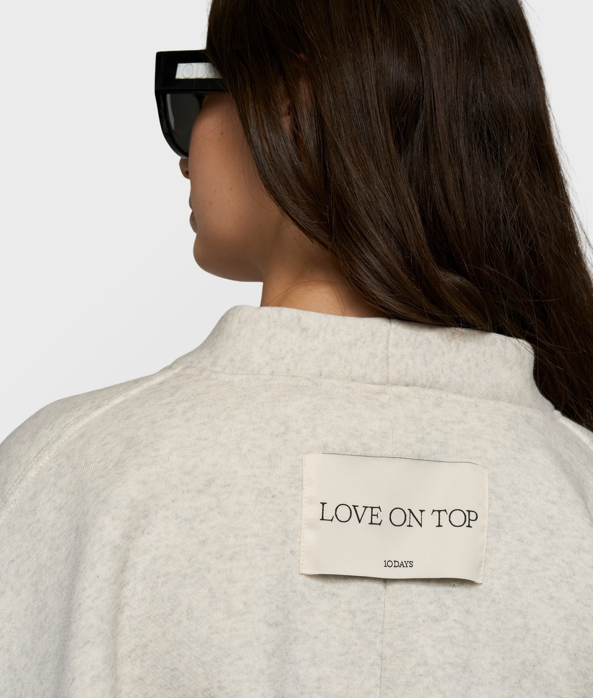 fleece bomber | soft white melee - Image 6