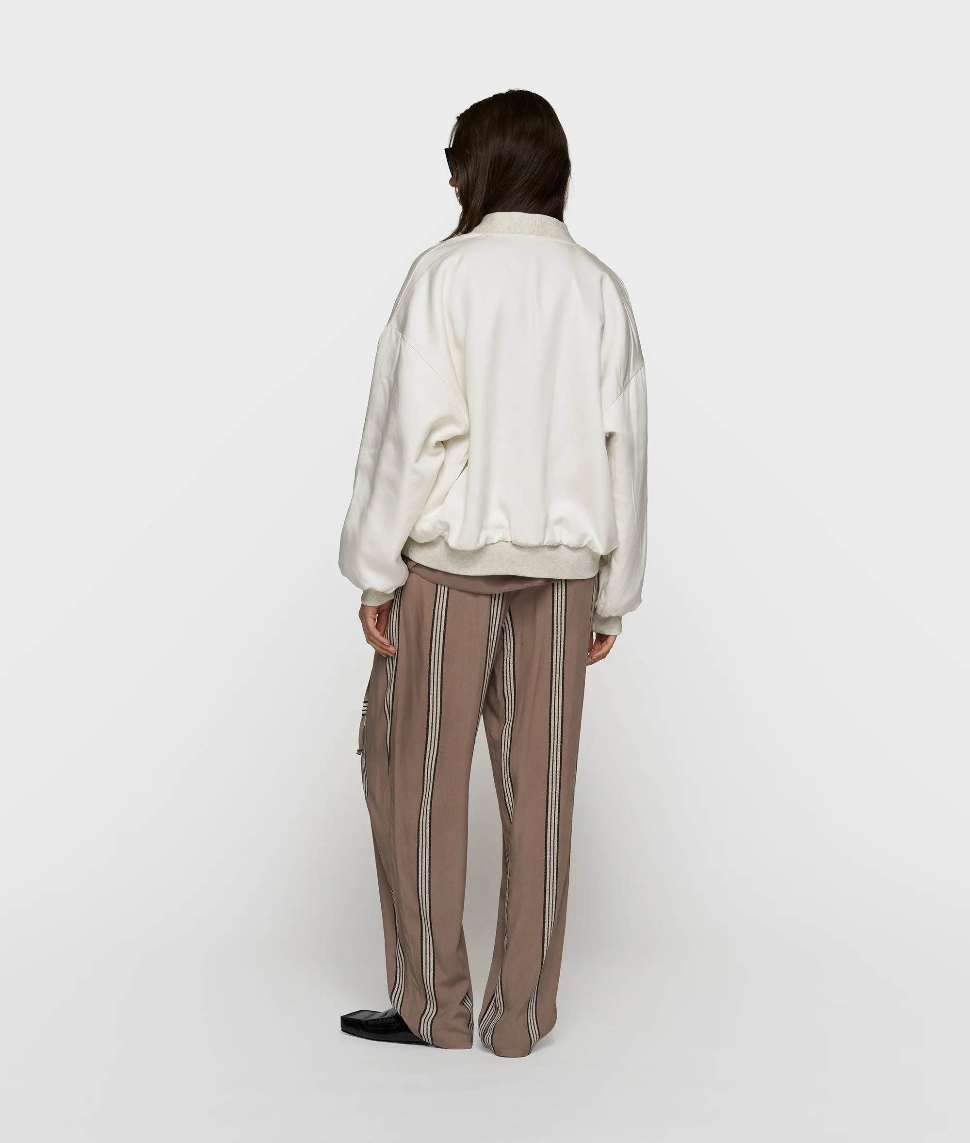 fleece bomber | soft white melee - Image 8