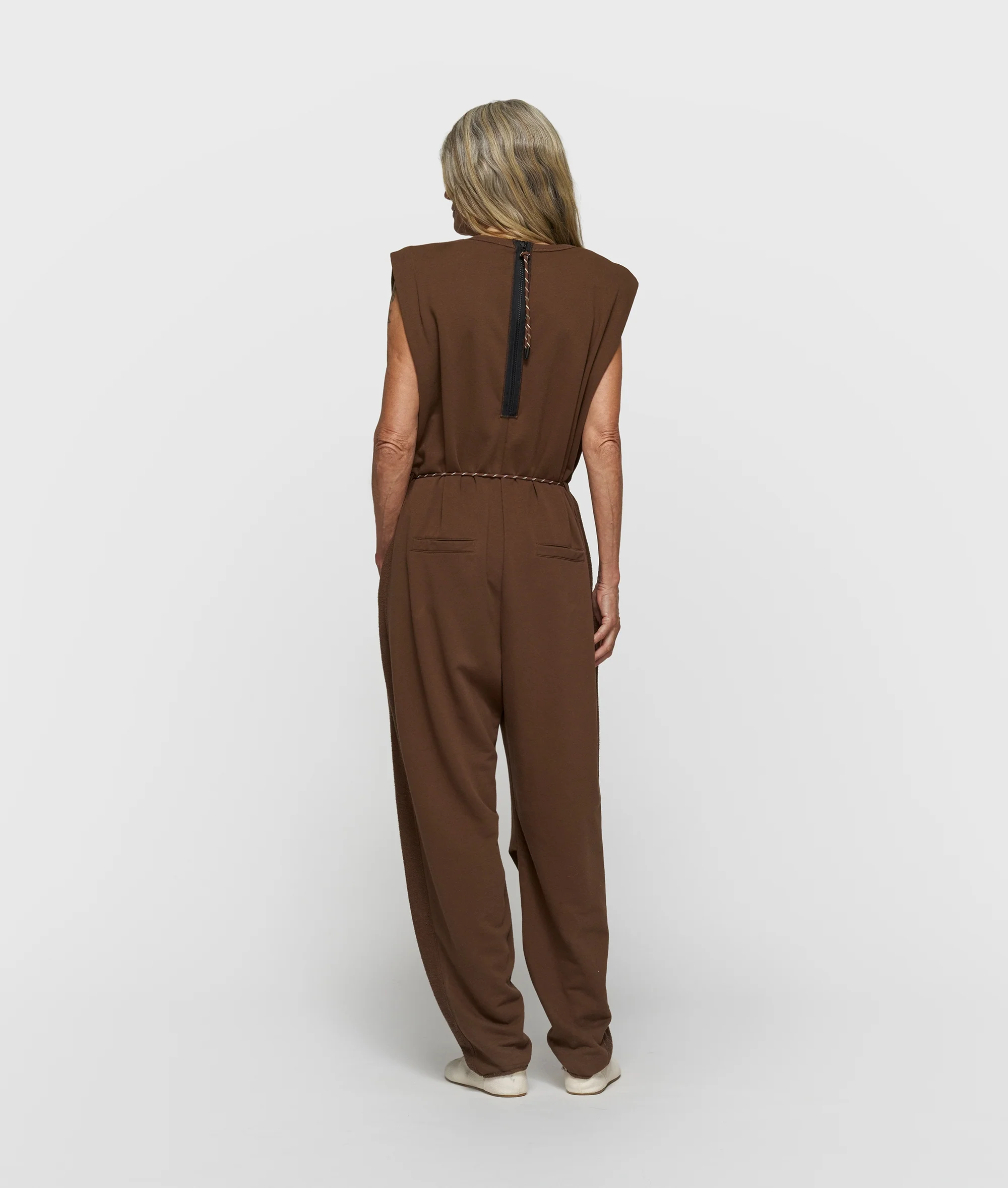 fleece jumpsuit | dark truffle - Image 3