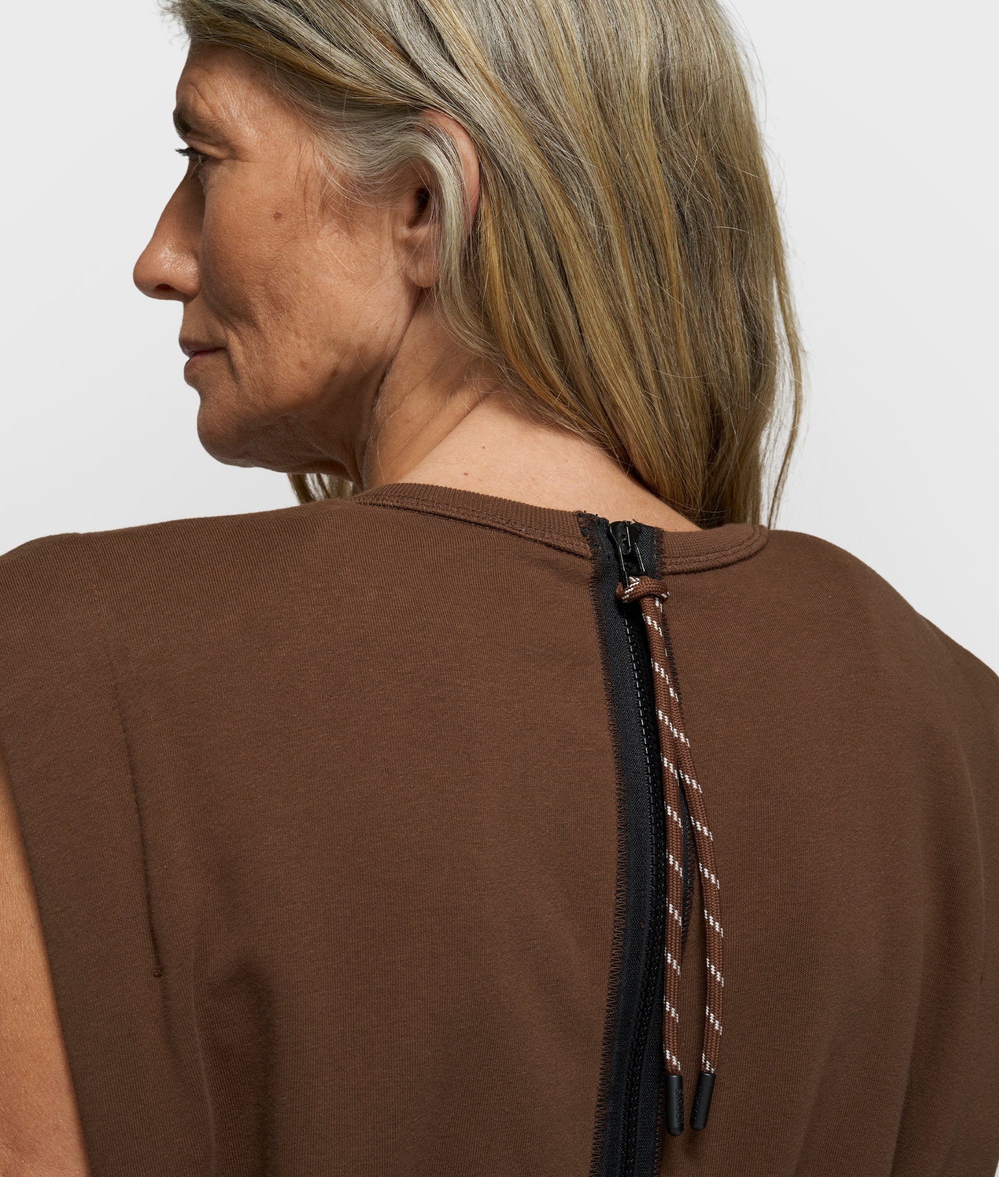 fleece jumpsuit | dark truffle - Image 4