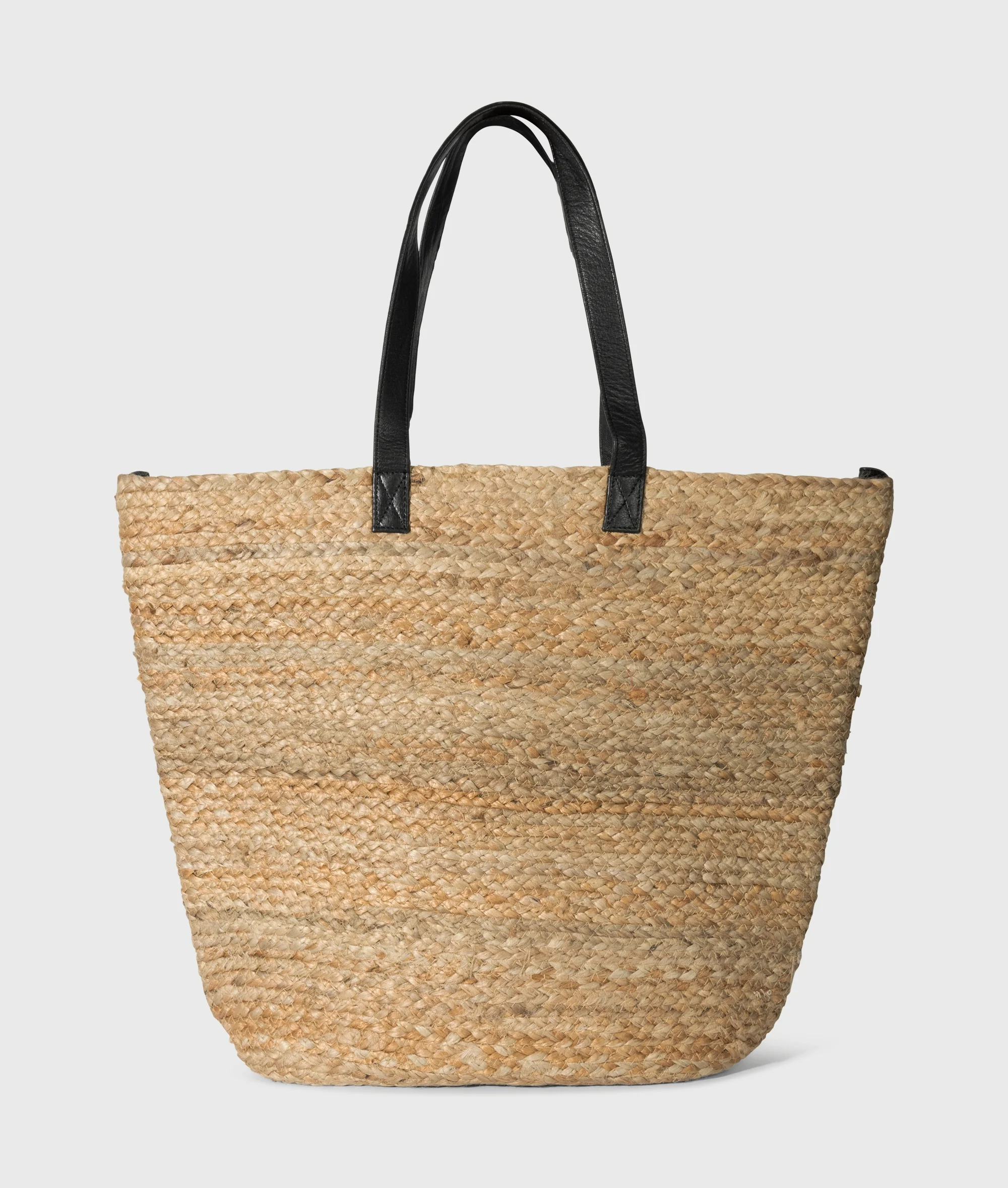 jute beach bag | white - Image 3