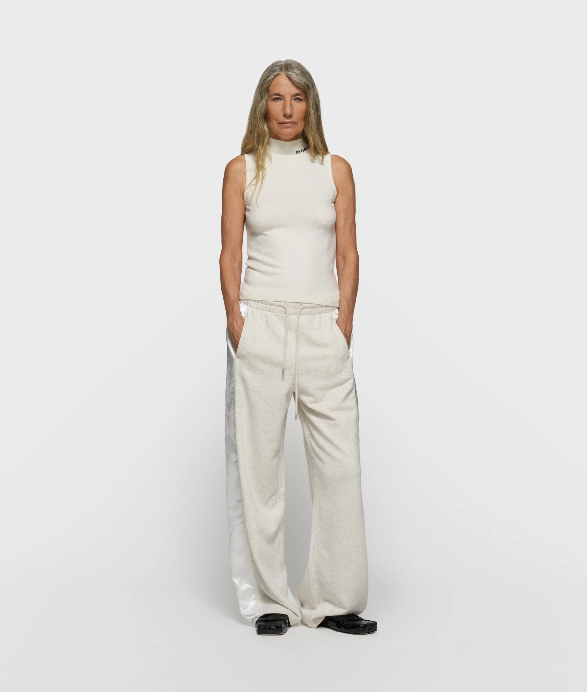 knit singlet | ecru - Image 3