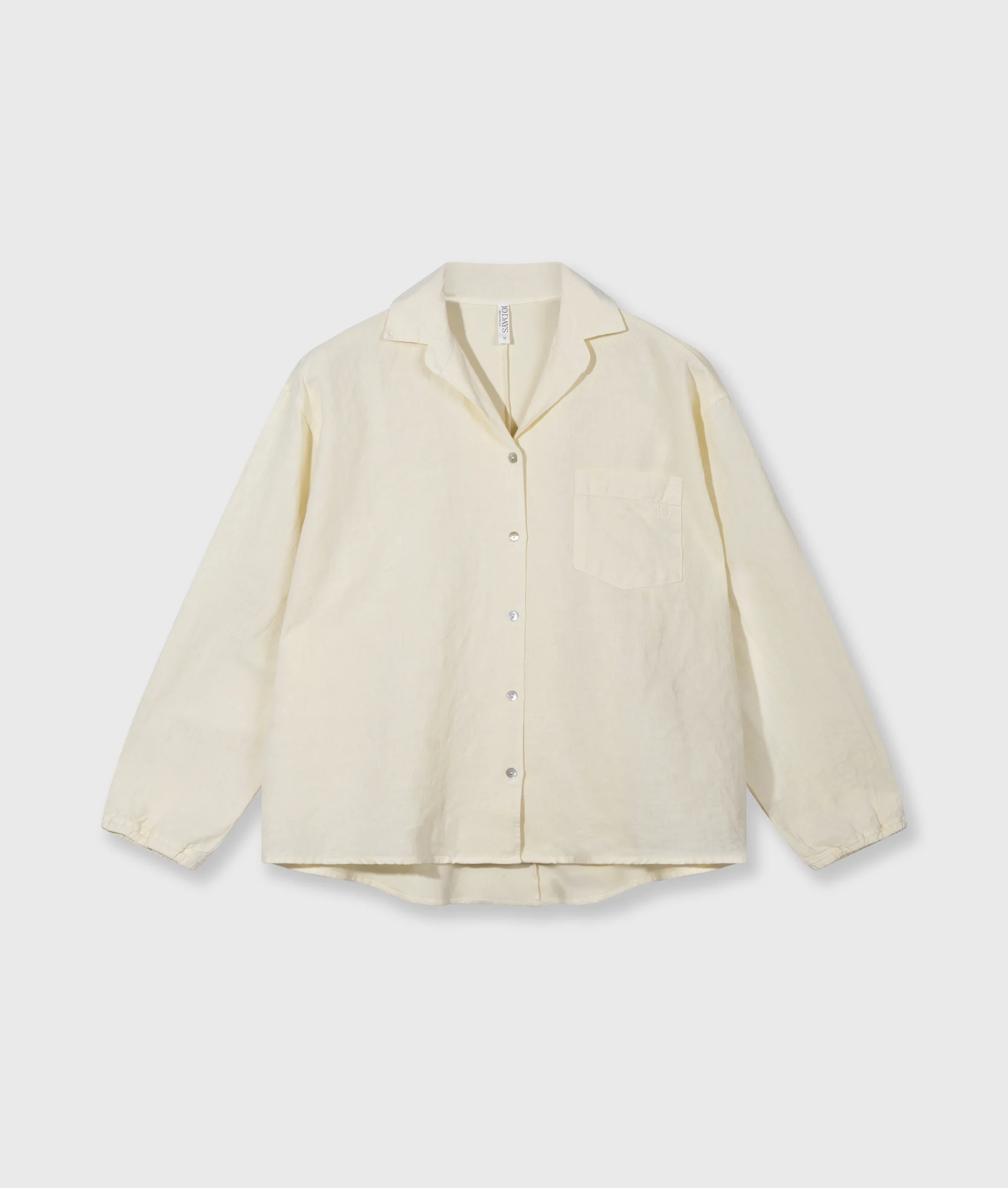 linen shirt | soft vanilla - Image 5