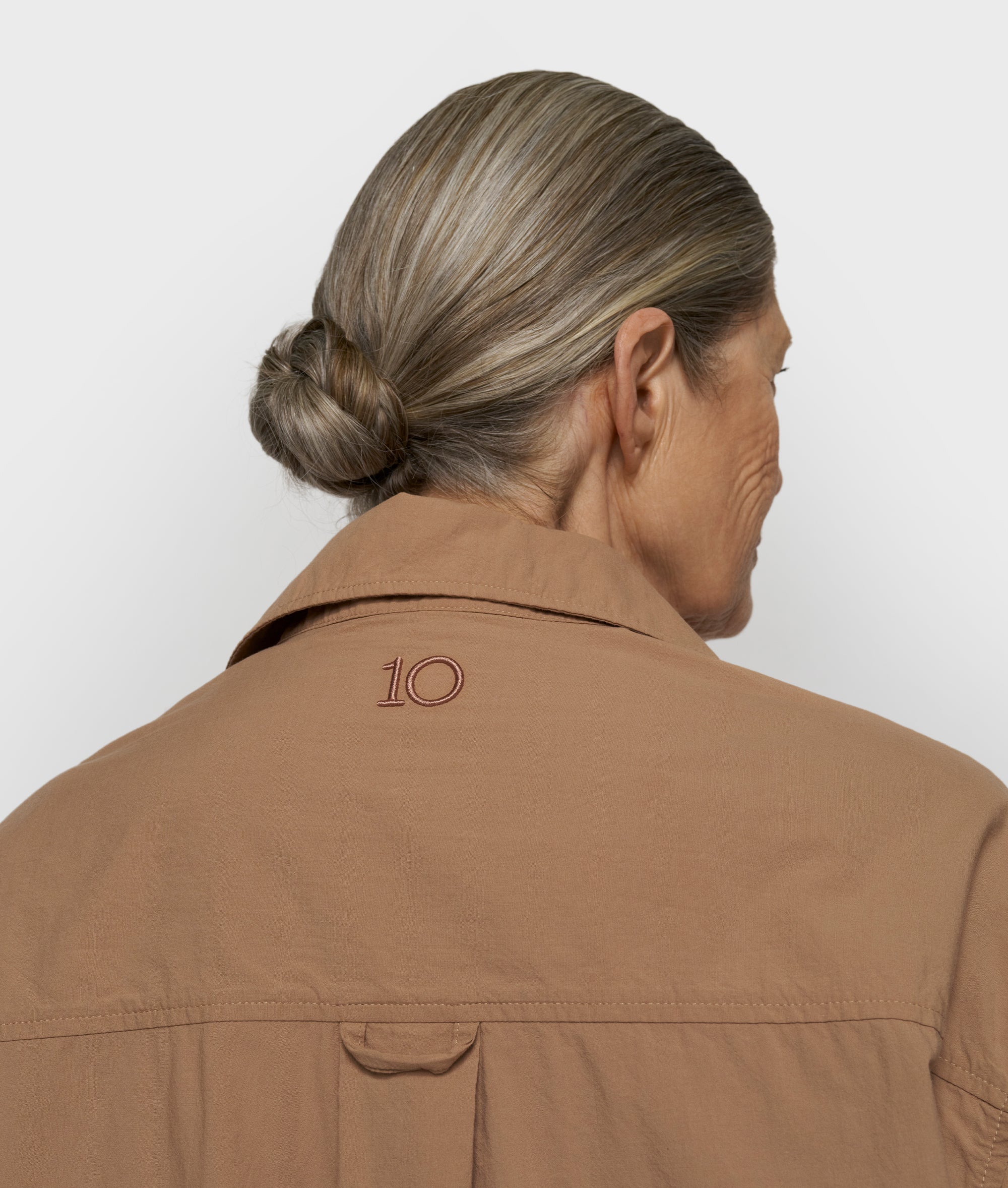 long blouse | light fudge - Image 2