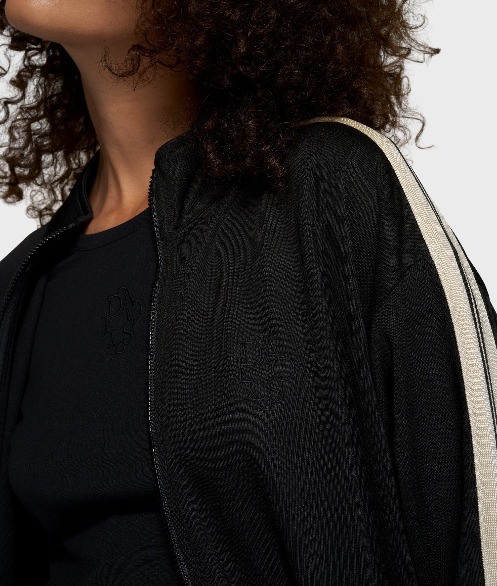 long track jacket | black - Image 3