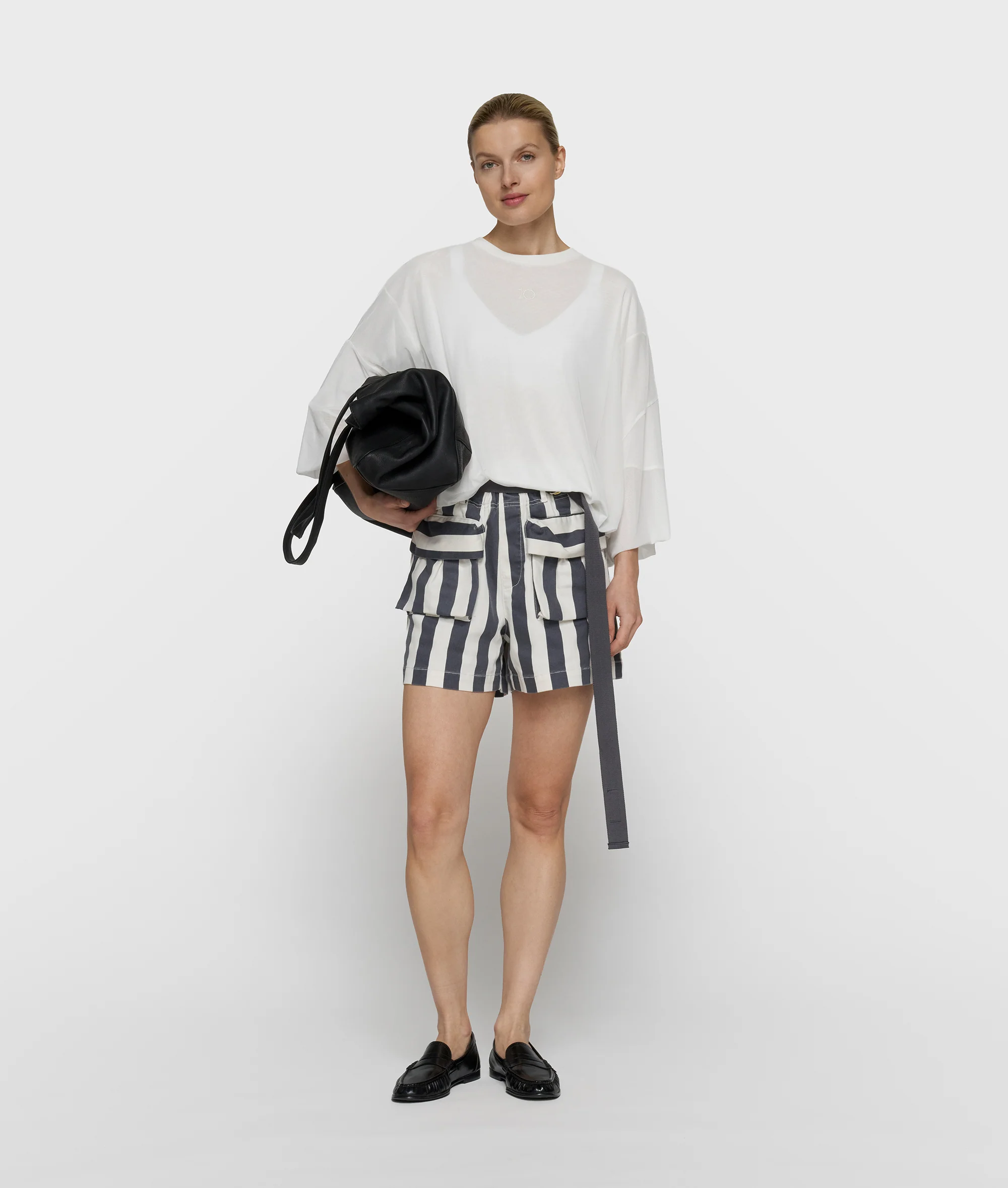 mesh balloon tee | ecru - Image 3
