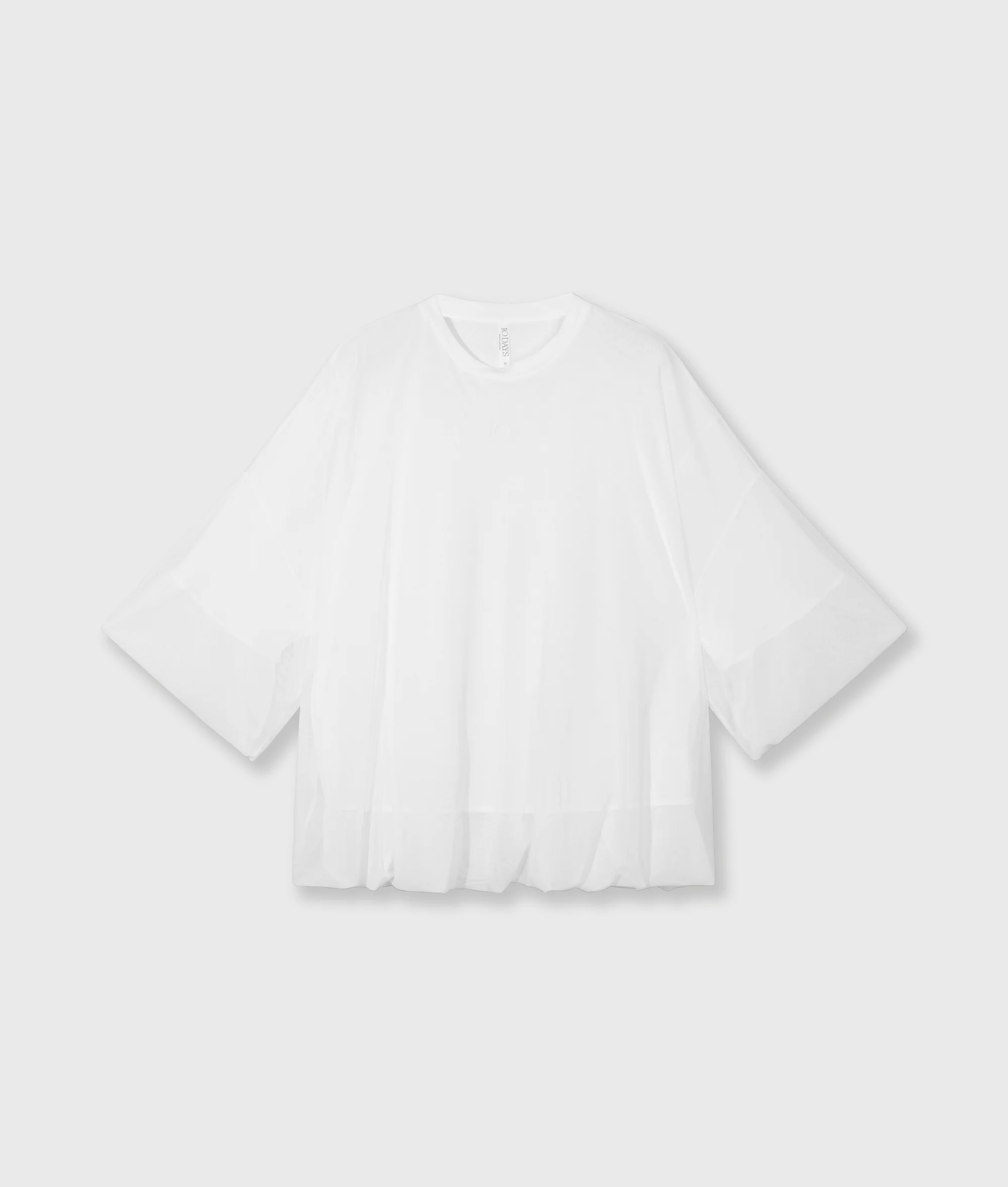 mesh balloon tee | ecru - Image 5