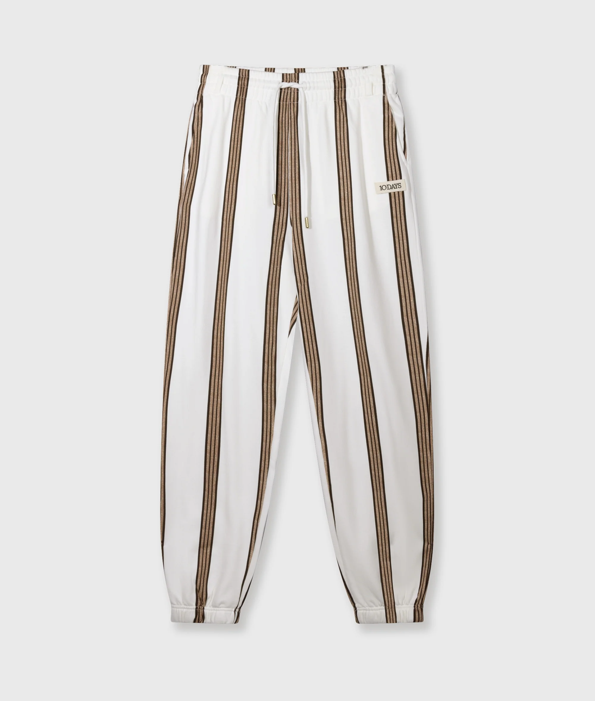 mid jogger stripes | ecru - Image 5