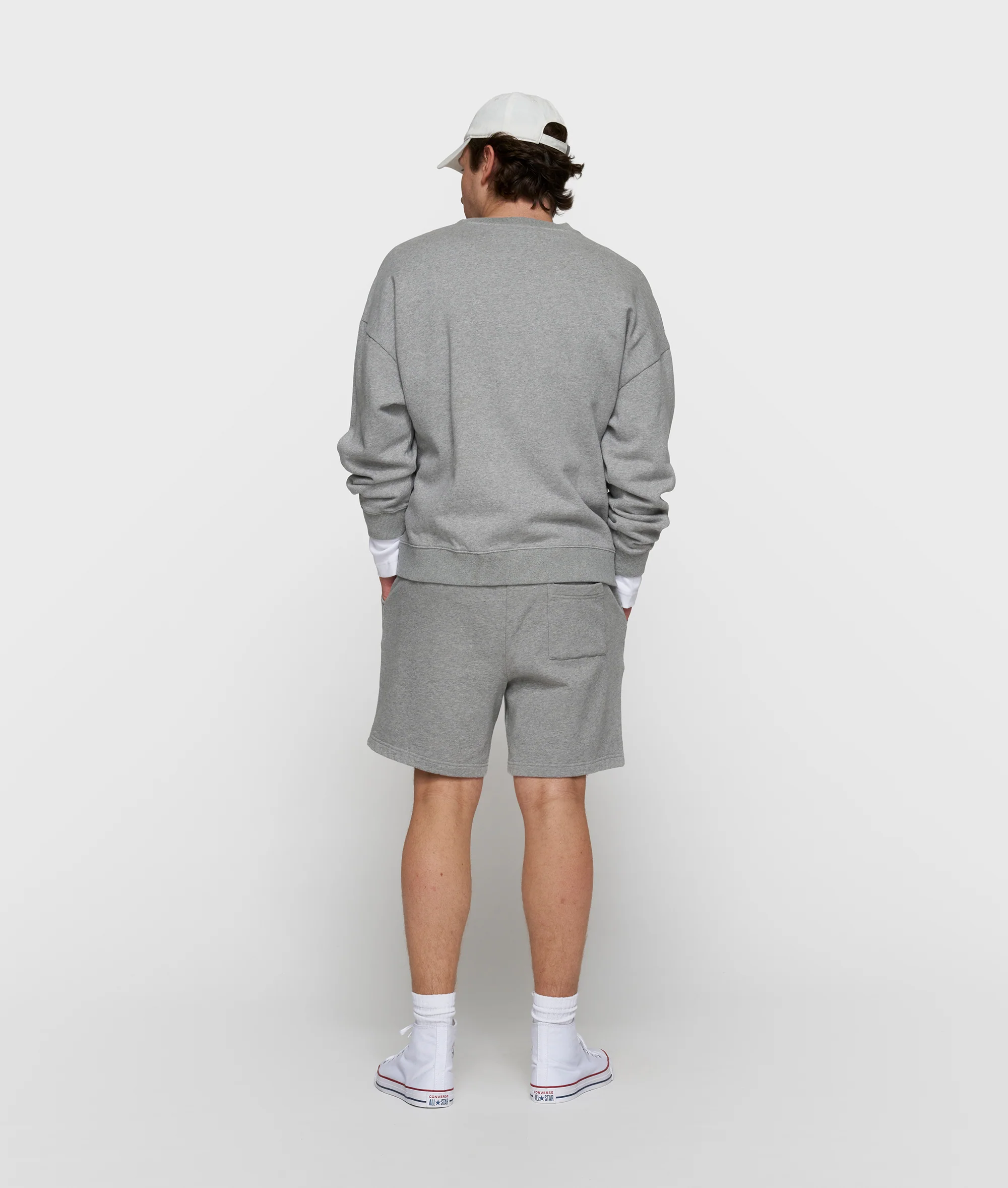 oversized sweater | light grey melee - Image 7