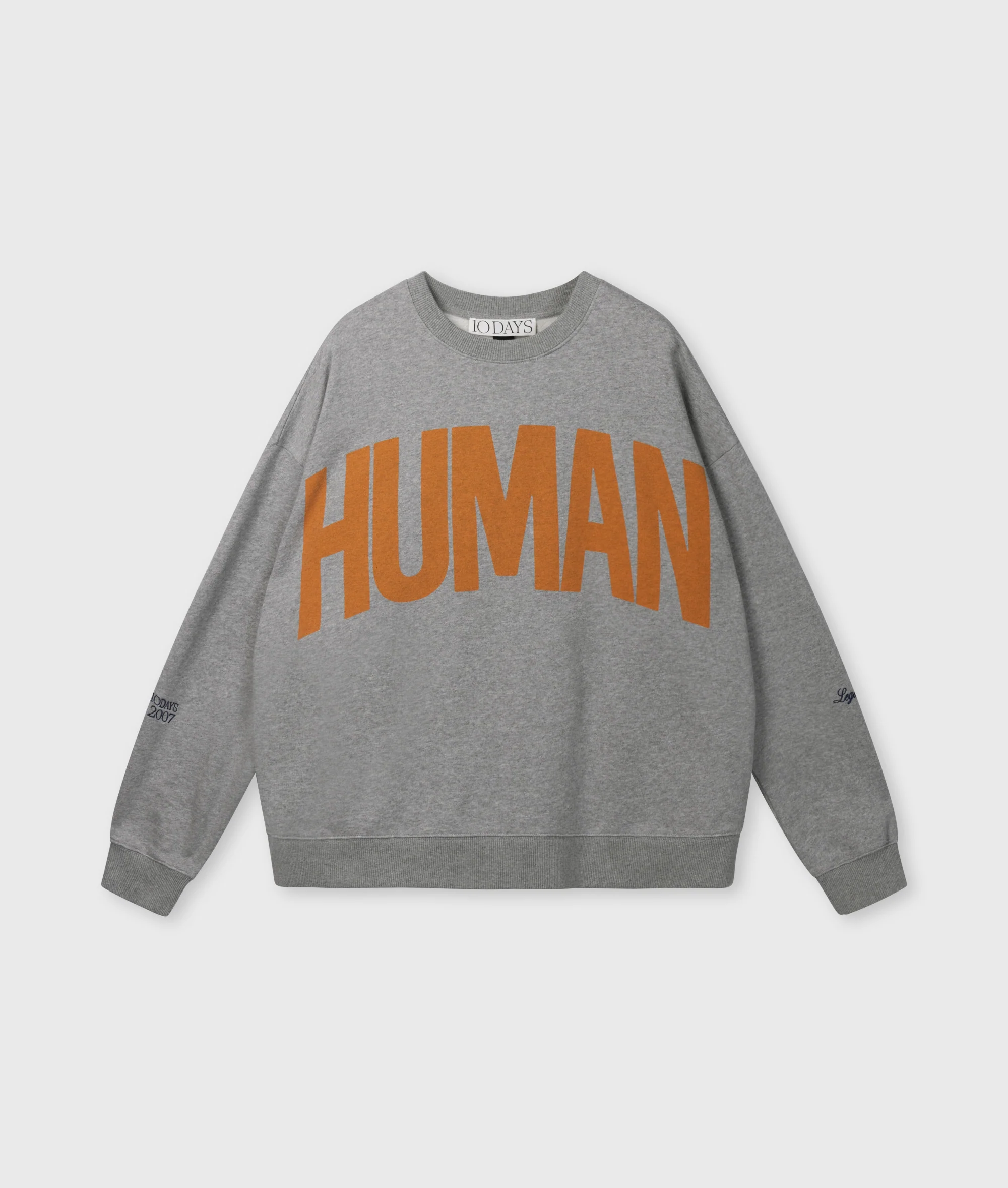 oversized sweater | light grey melee - Image 8