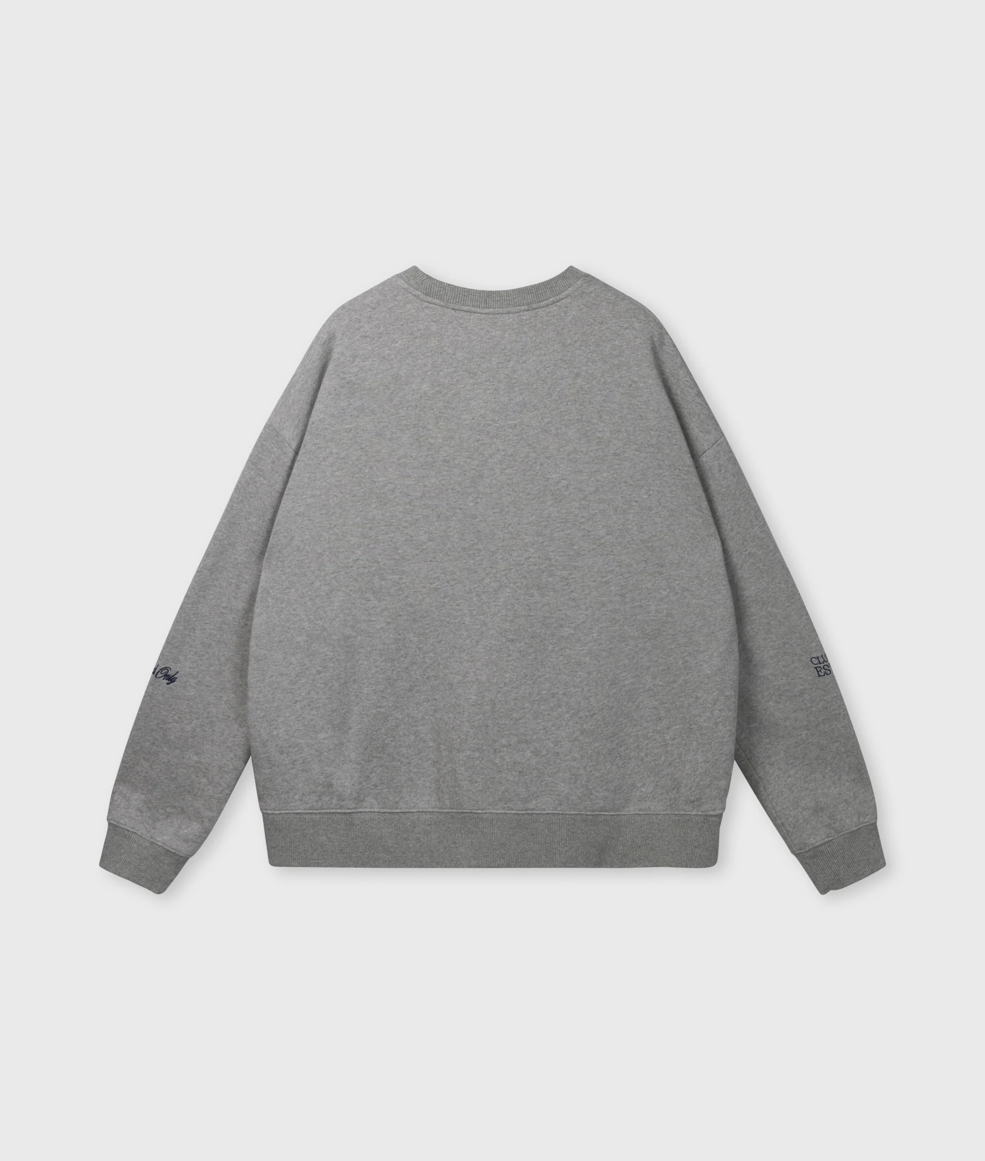 oversized sweater | light grey melee - Image 9