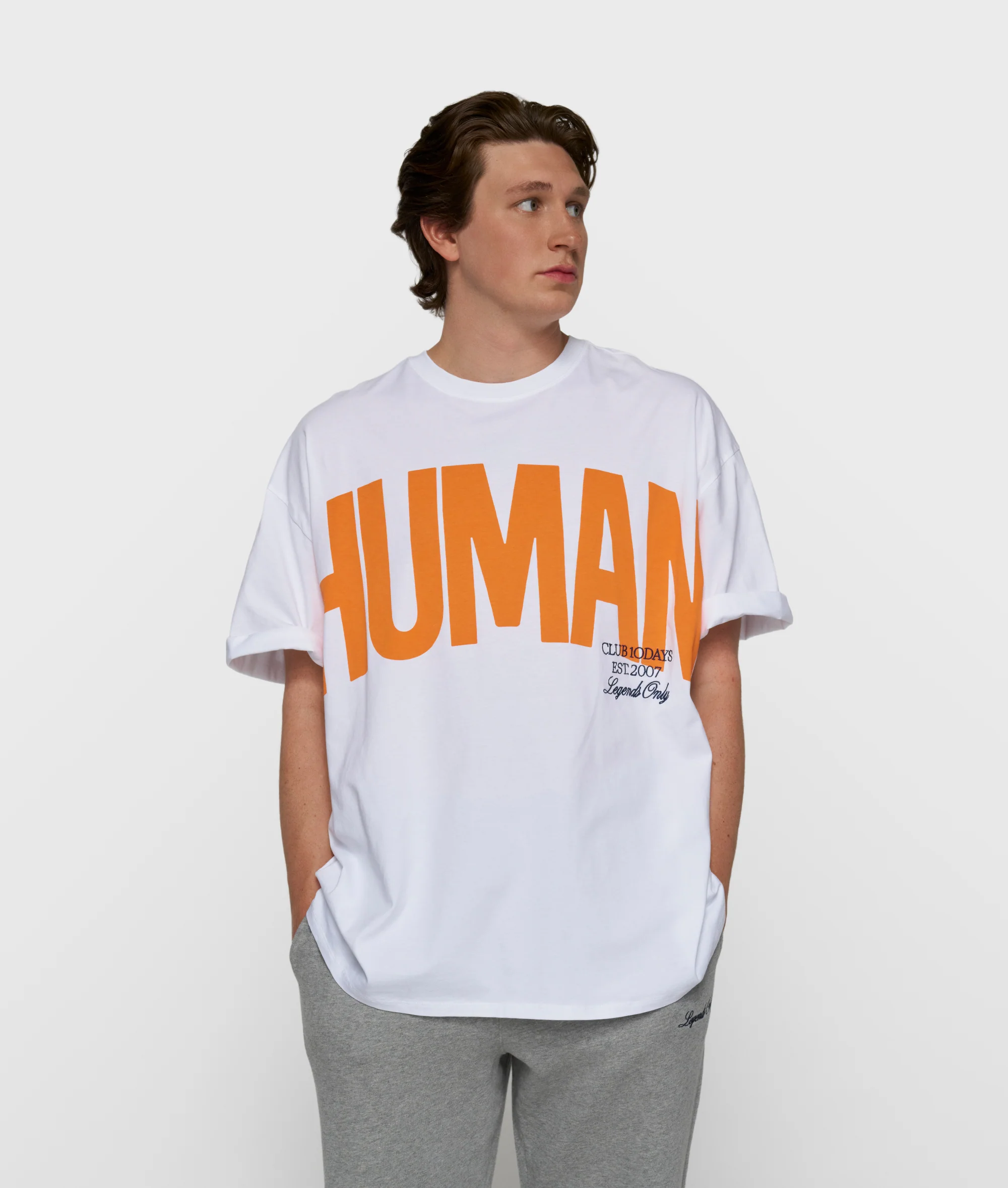 oversized tee | white - Image 5
