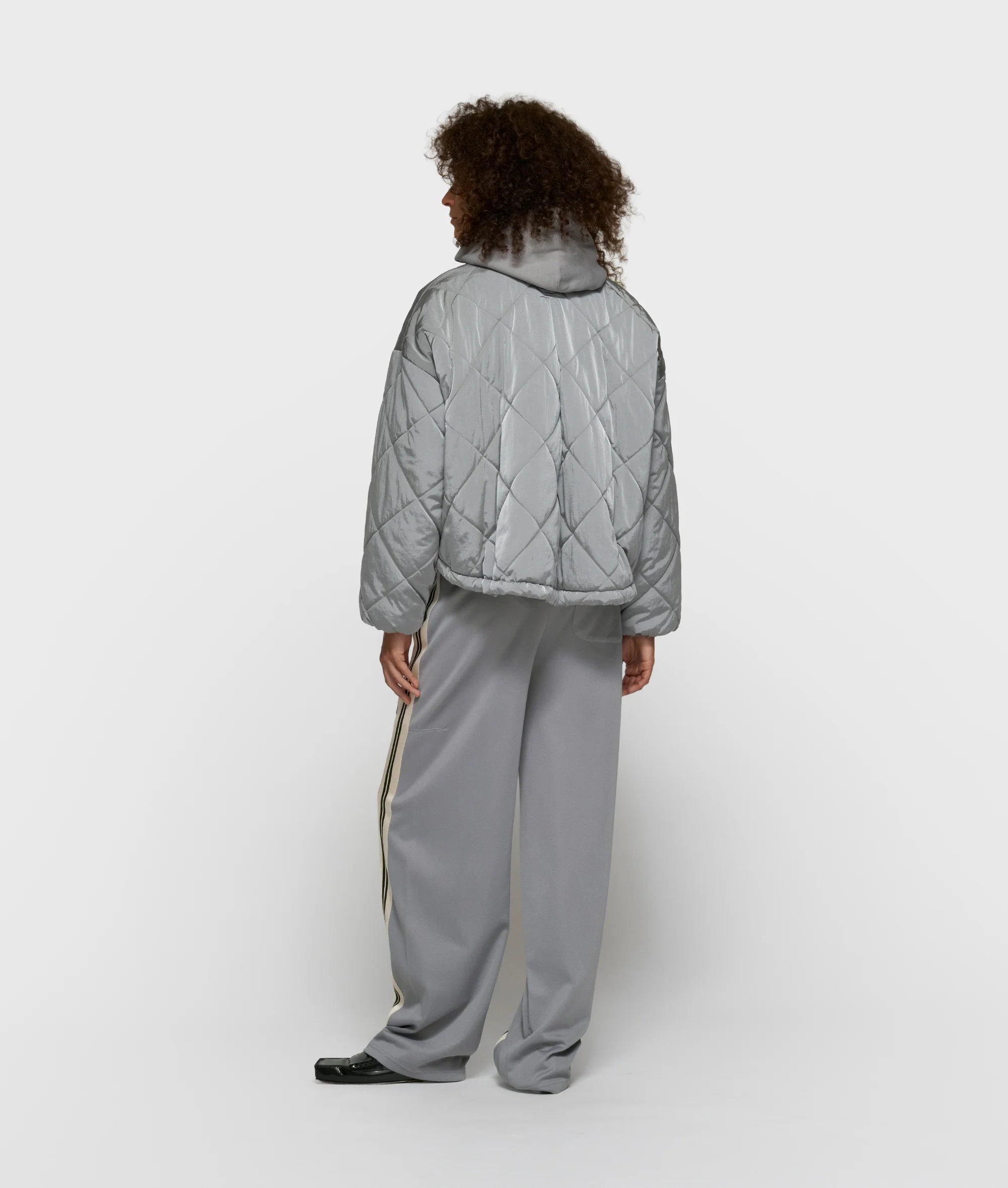 padded jacket | light graphite - Image 4