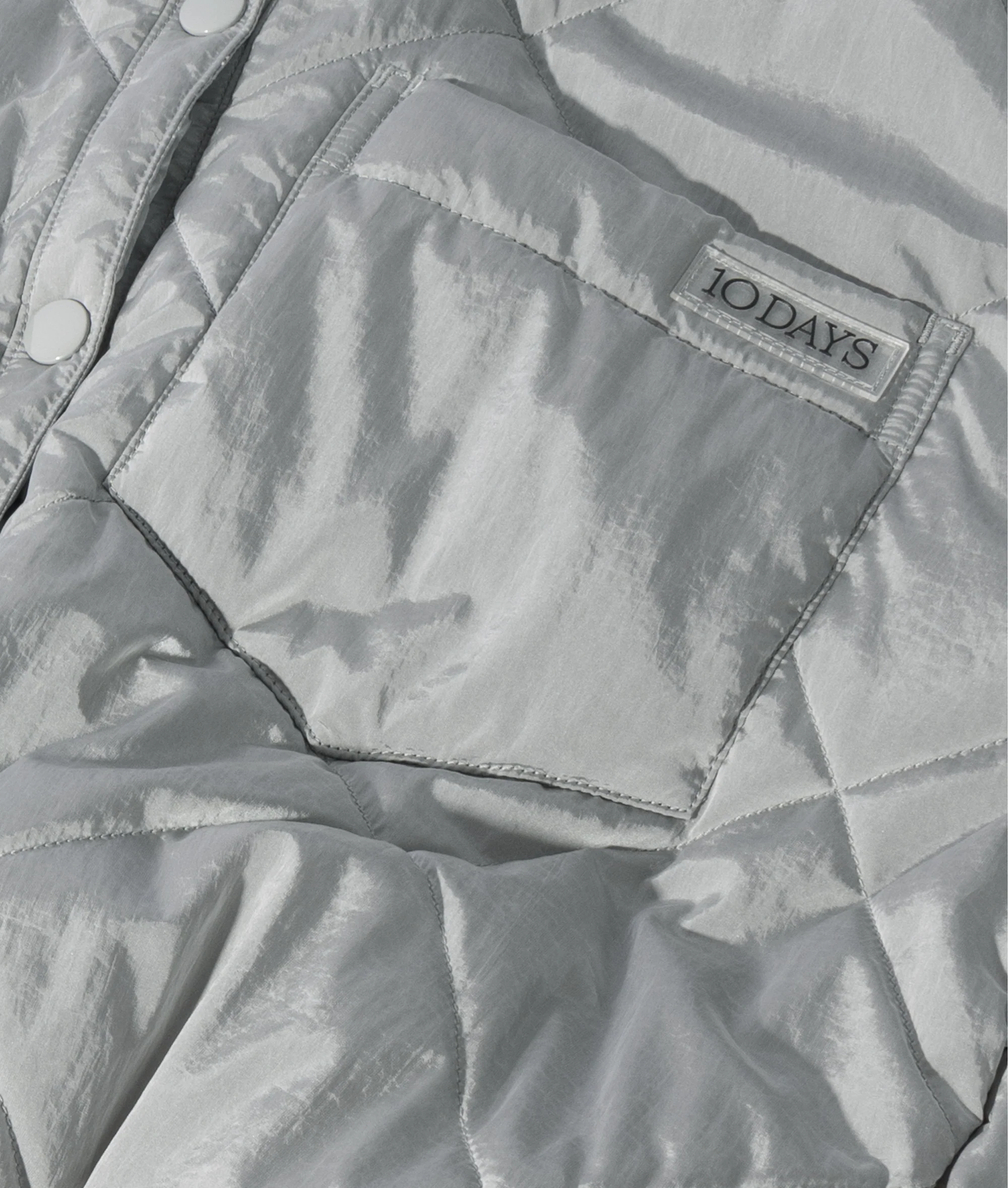 padded jacket | light graphite - Image 8
