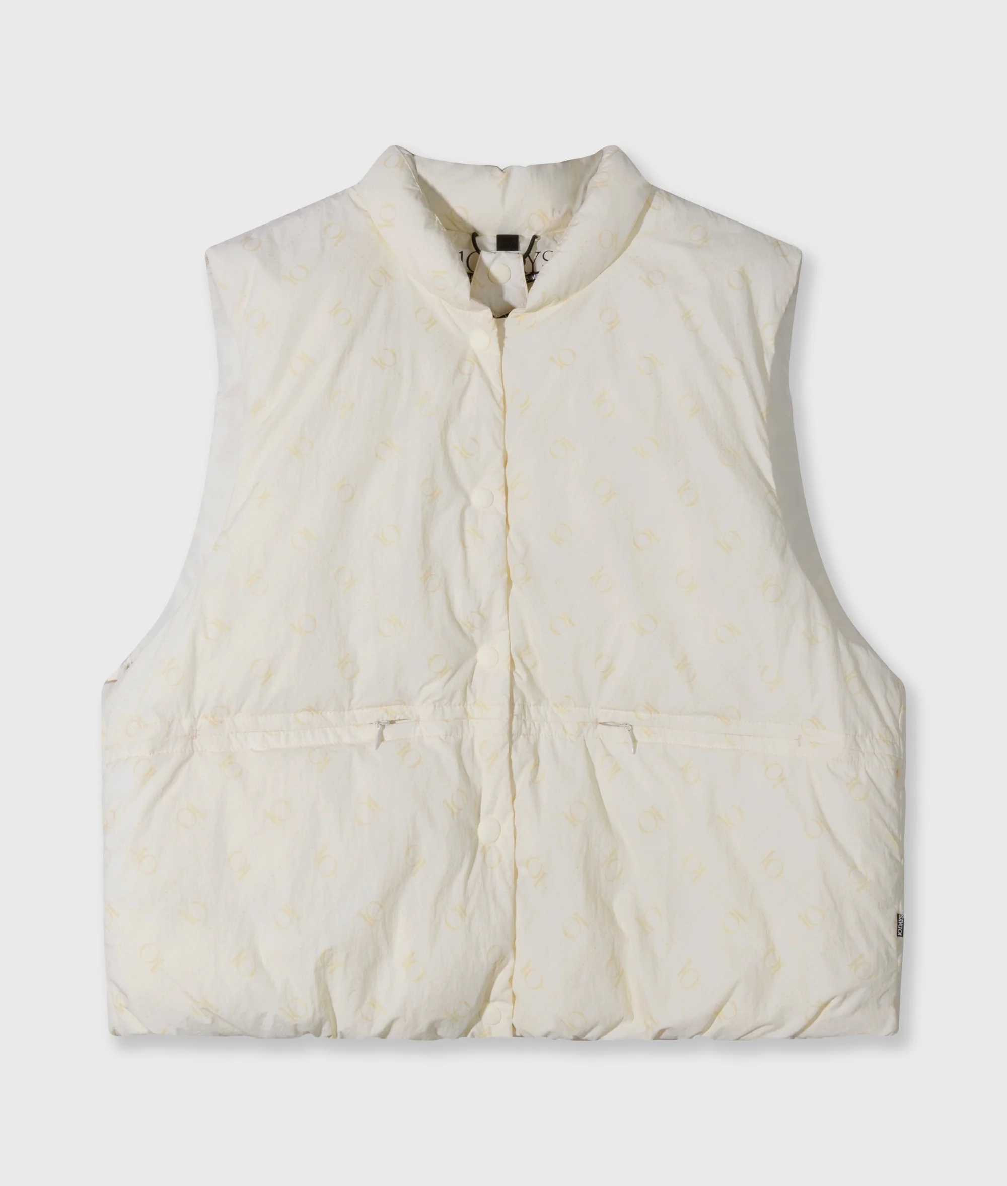 padded vest monogram | pearl - Image 7