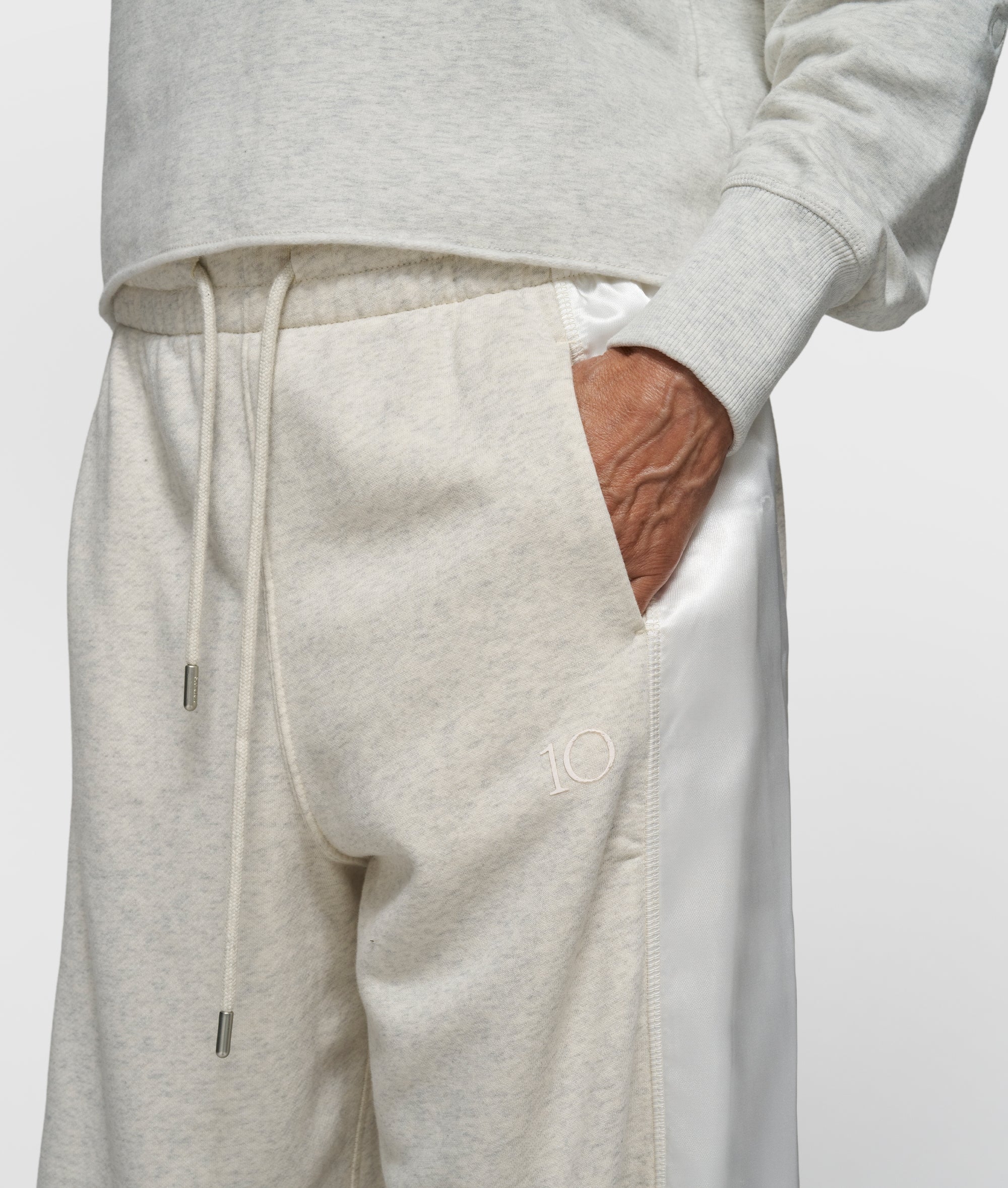 petit sweater curly 10 | soft white melee - Image 6