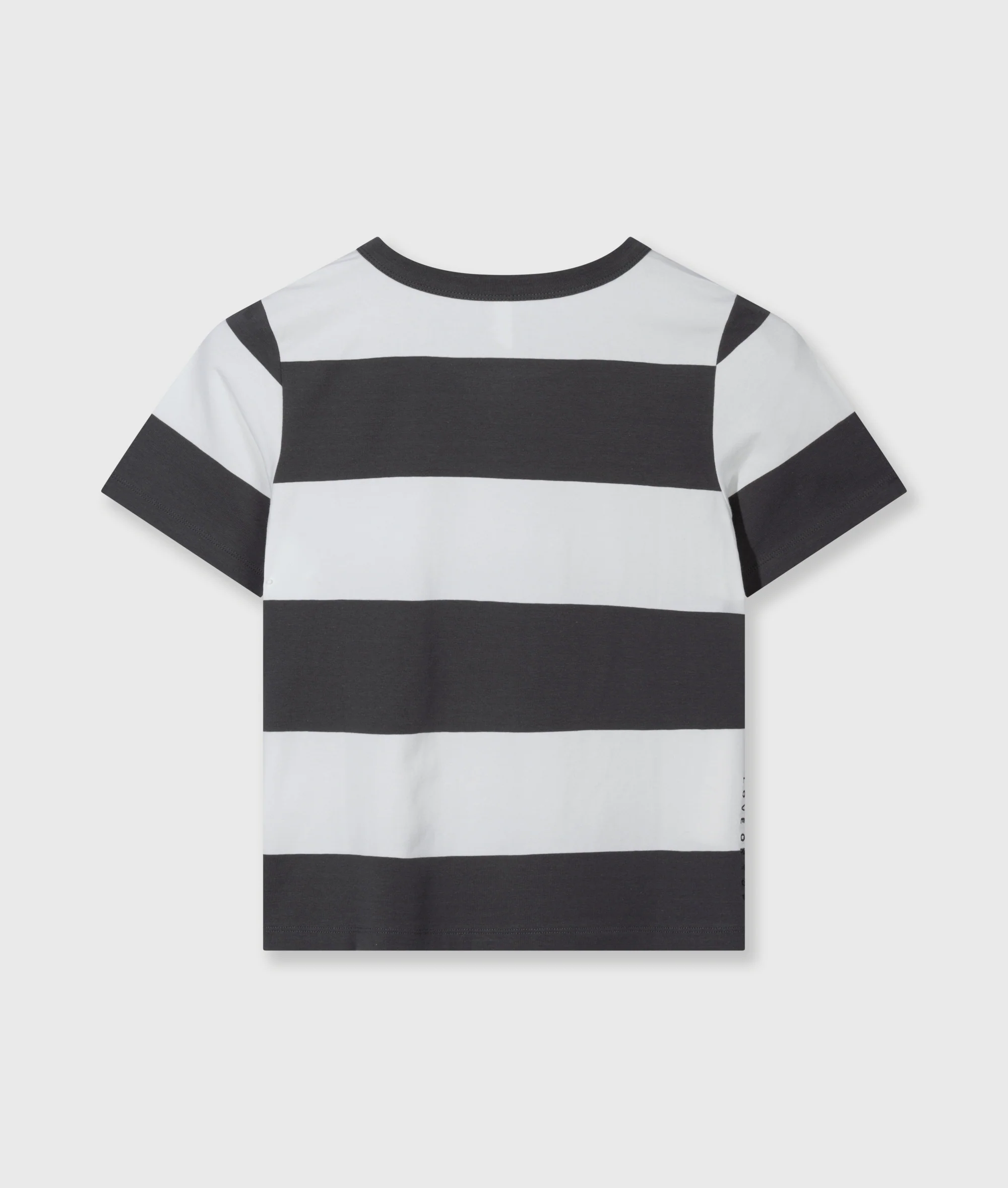 petite tee stripes | white/brownish grey - Image 6