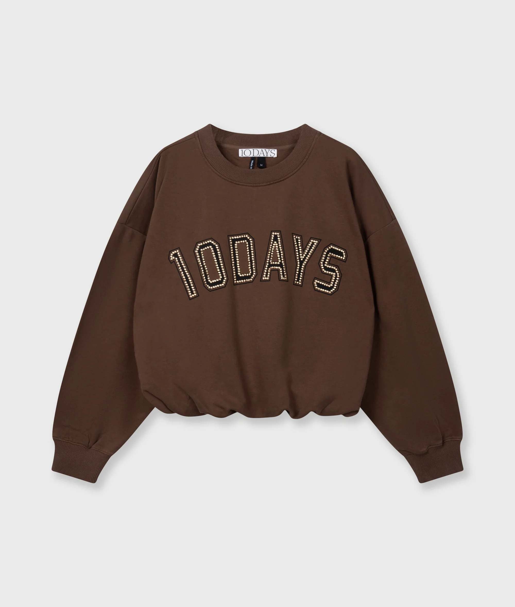 pleated sweater 10DAYS | dark truffle - Image 5