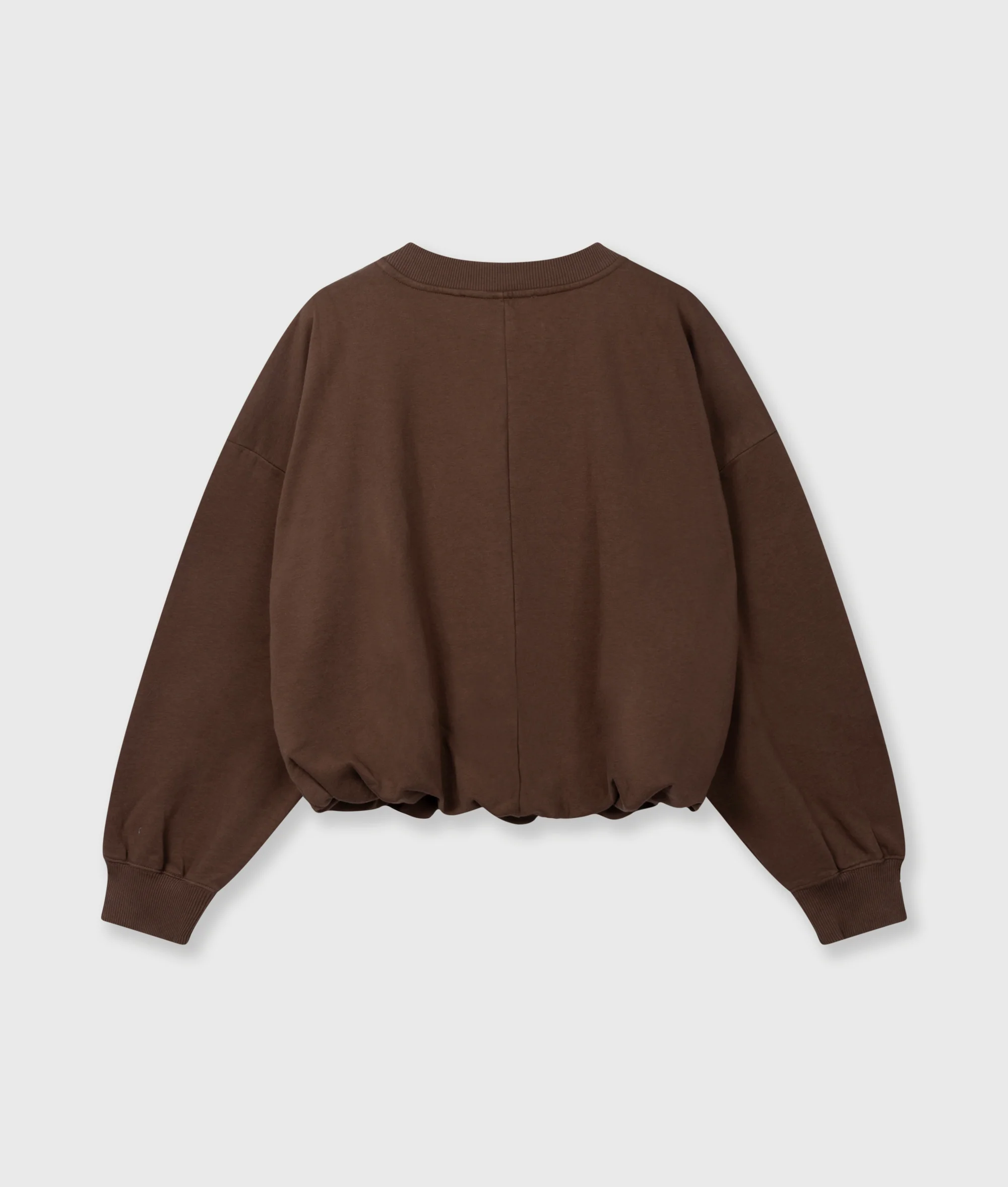 pleated sweater 10DAYS | dark truffle - Image 6